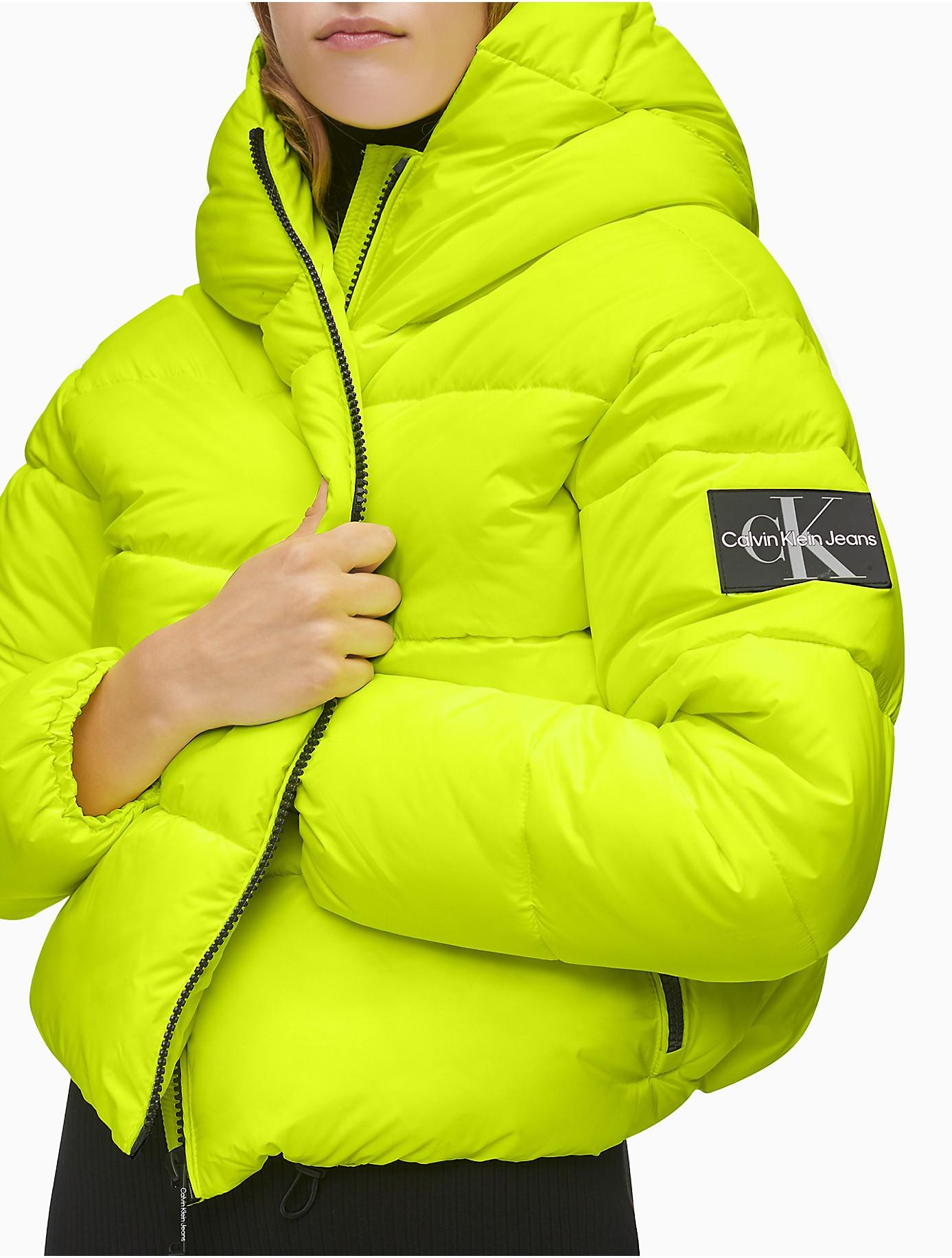 Calvin Klein Boxy Hooded Puffer Jacket | Lyst