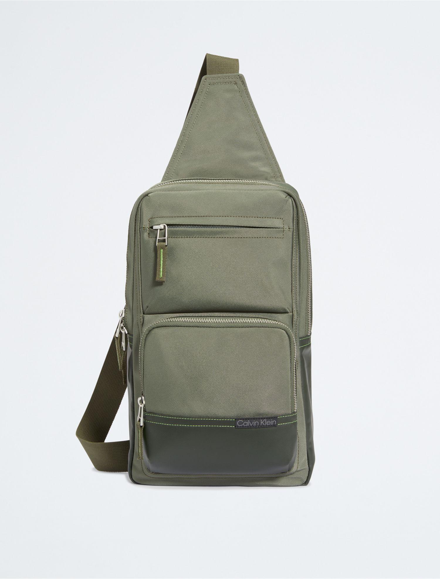 Calvin Klein Utility Sling Bag in Green for Men | Lyst