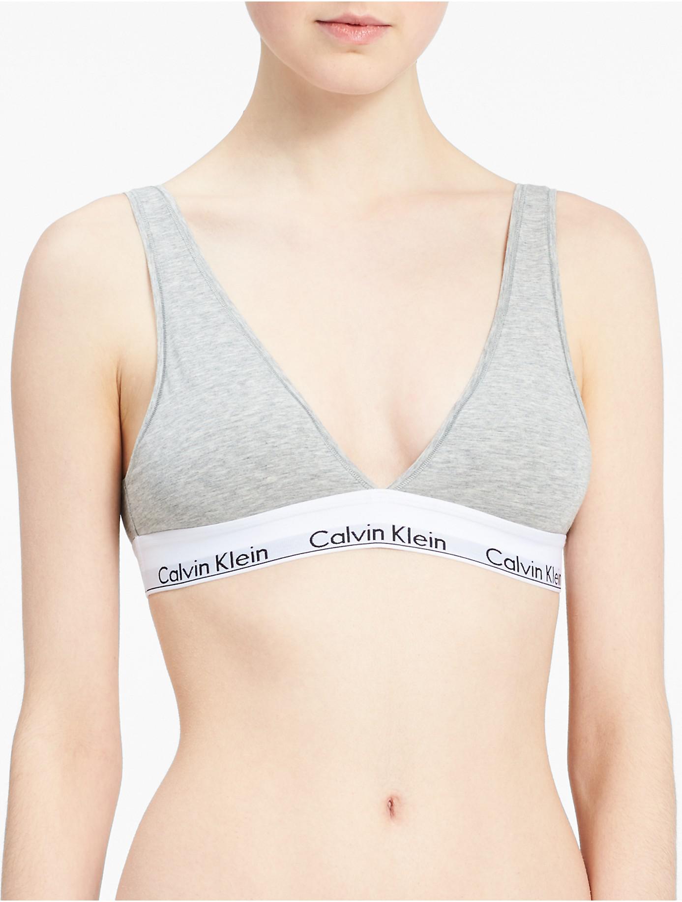 calvin klein v neck bralette