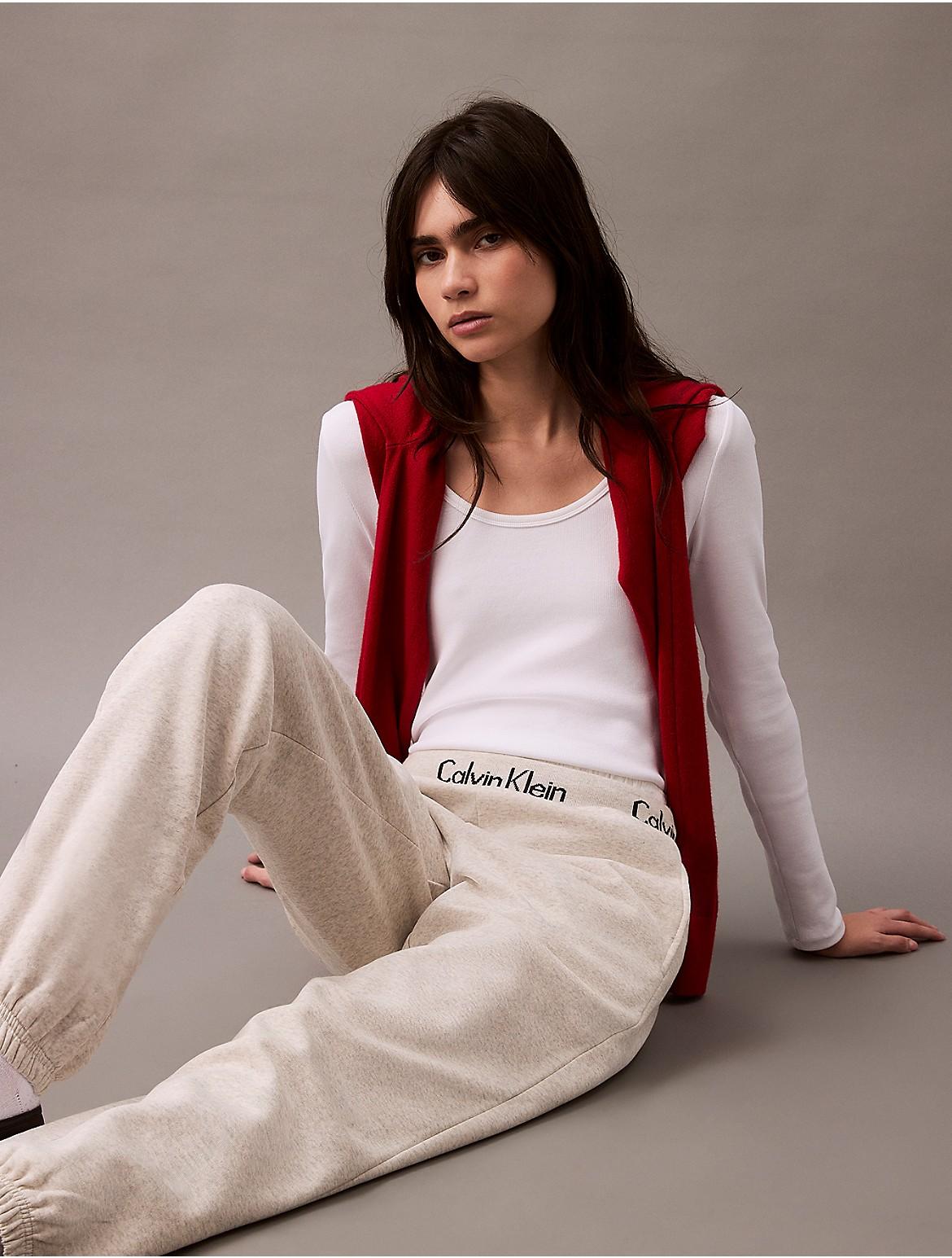 Calvin klein tape fleece joggers hotsell