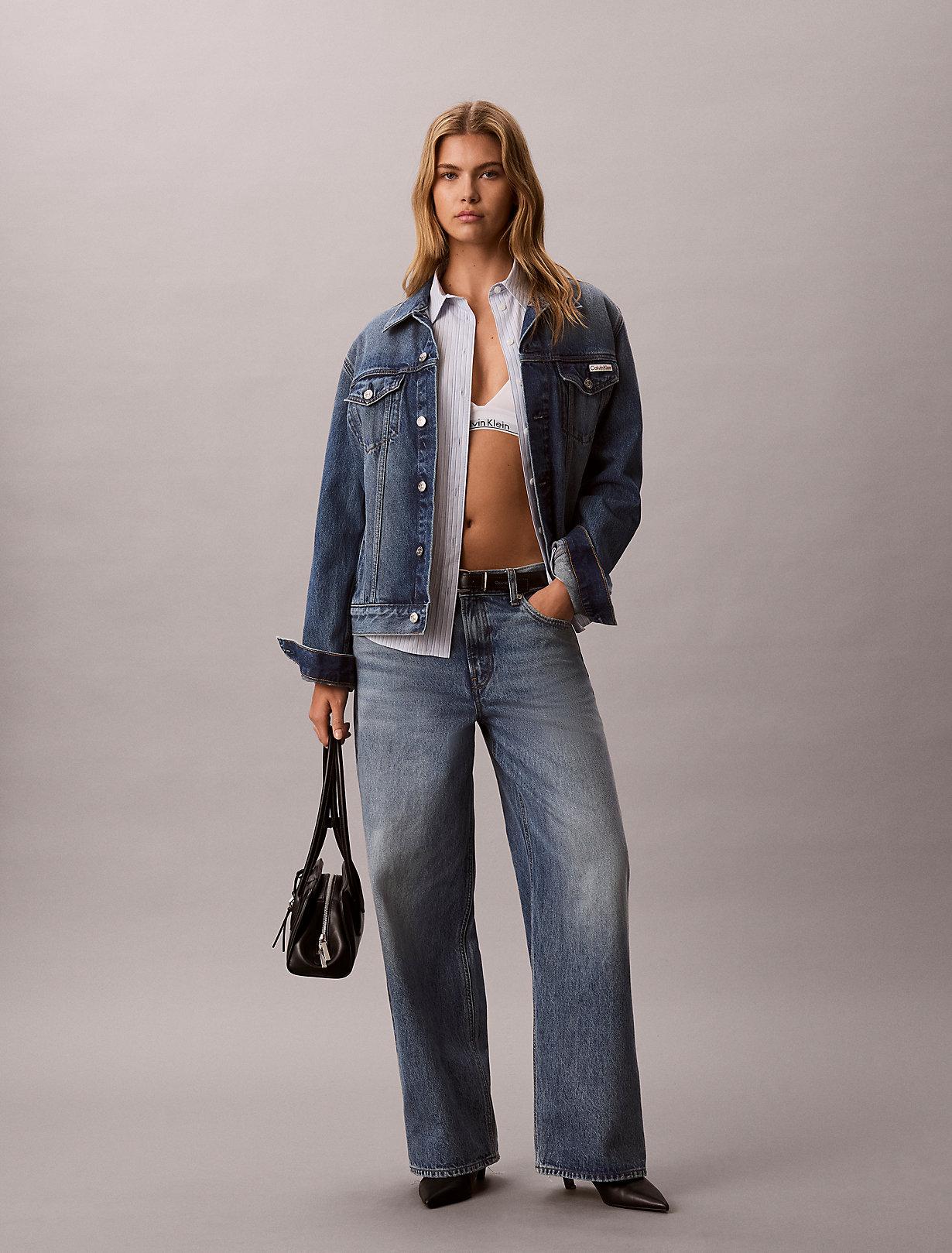 Calvin Calvin Klein Wide Leg Fit W34 L32 Klein Jeans Cotton Twill