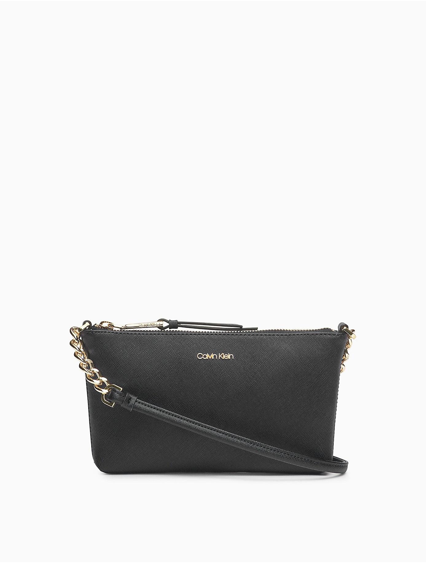 Chainlink Saffiano Leather Crossbody Bag Calvin Klein Chainlink Calvin  Klein Chain Tote Buy Calvin Klein Signature