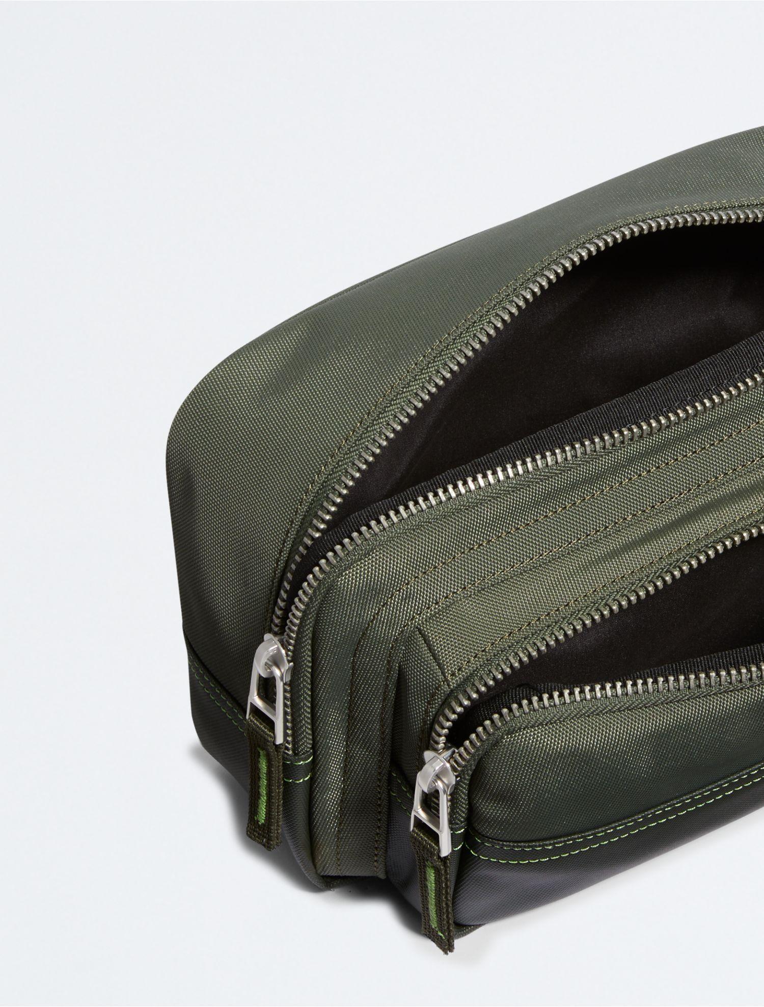 Calvin Klein Utility Dopp Kit in Green for Men | Lyst