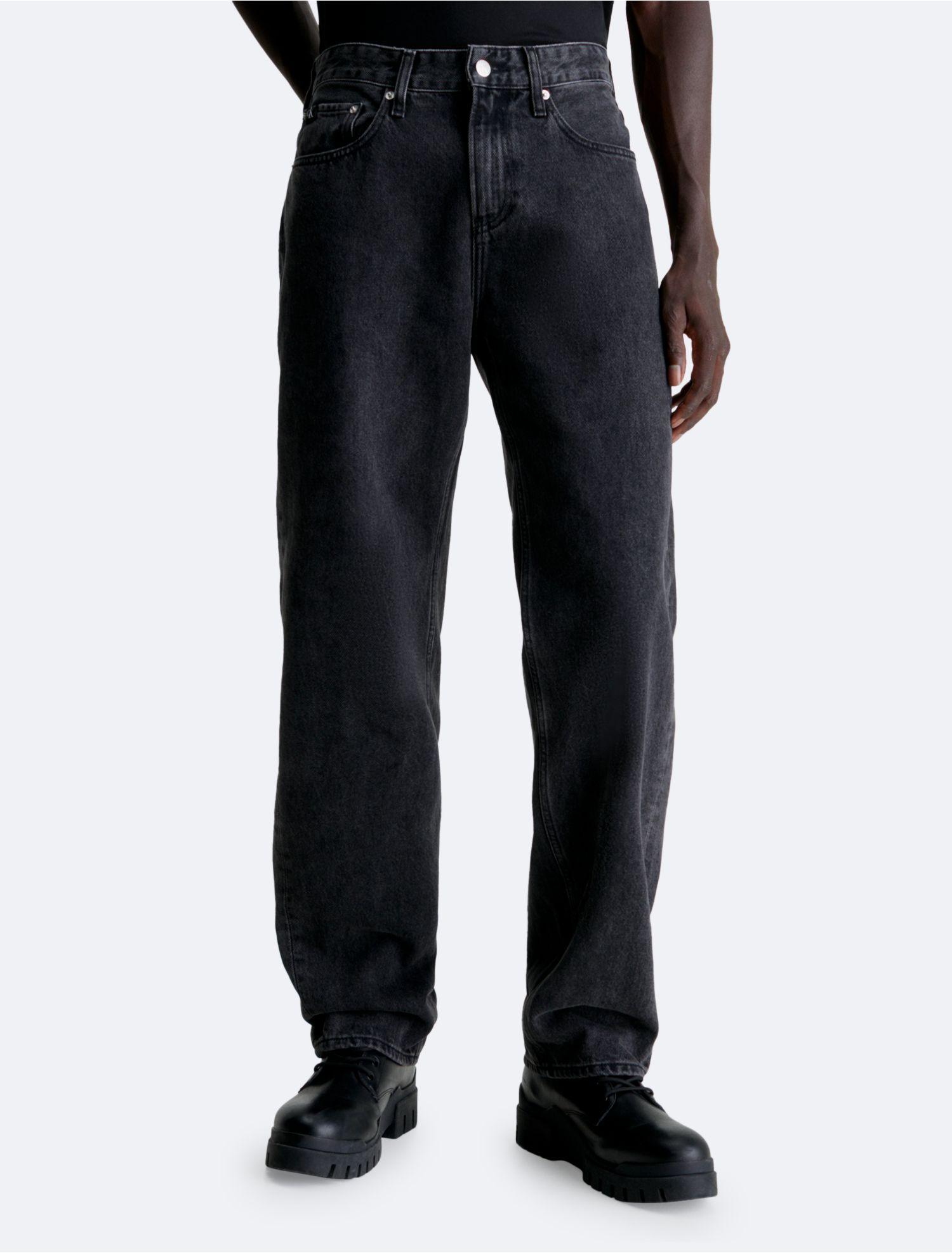 Calvin Klein 90s Straight Fit Jeans in Black for Men | Lyst