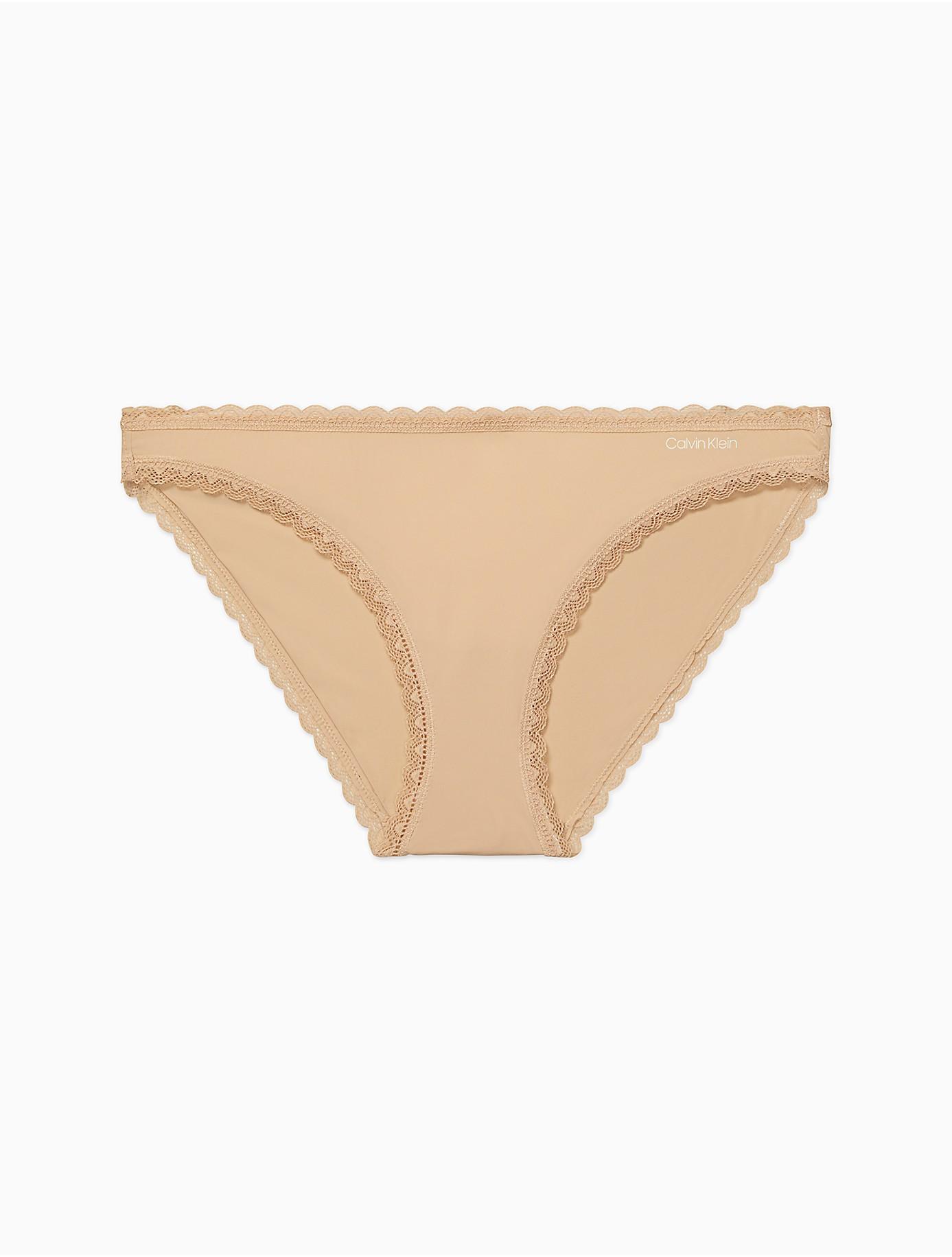 Calvin Klein Synthetic Flirty Micro Bikini in Natural - Save 80% - Lyst