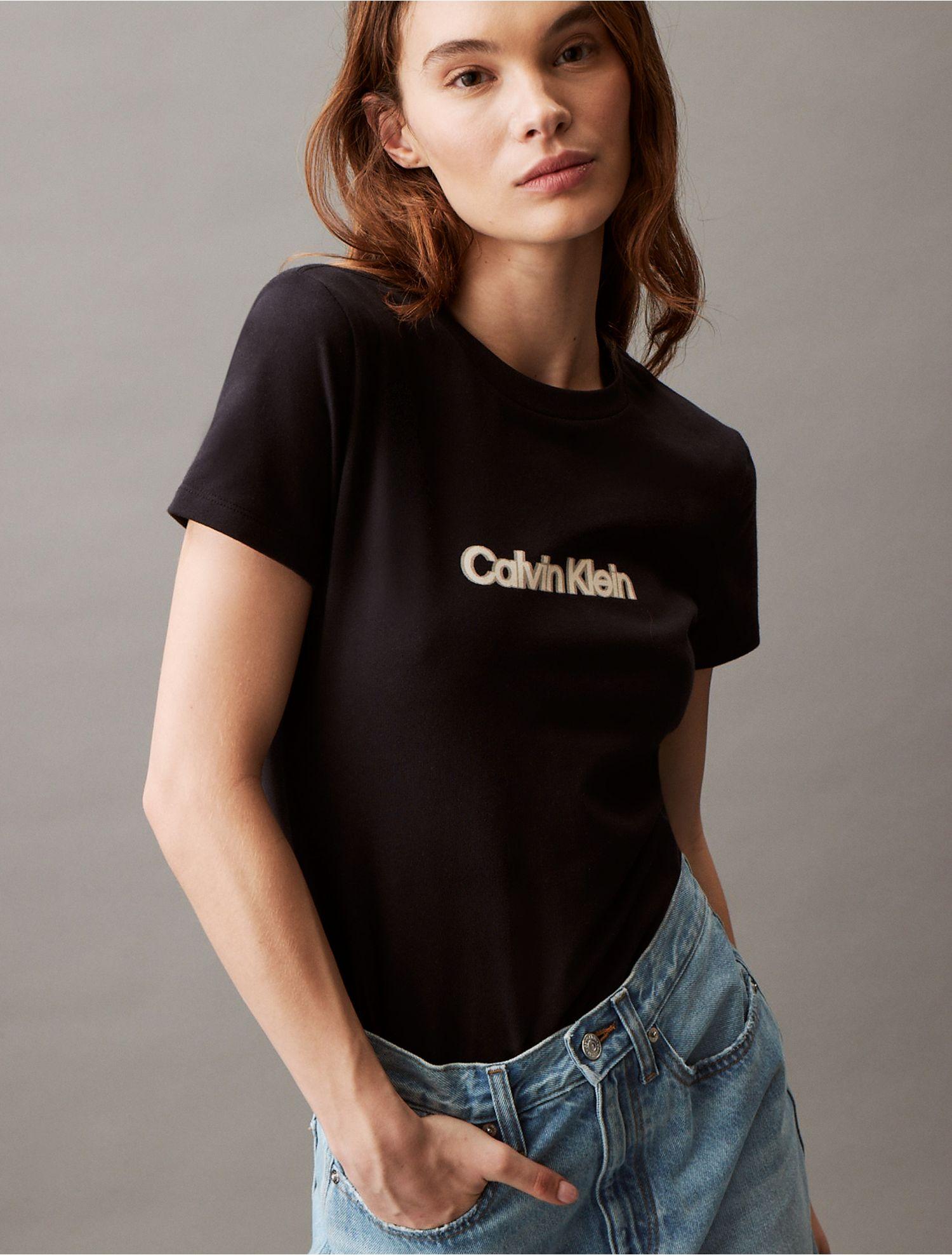 Calvin Klein Black Logo Slim T-Shirt