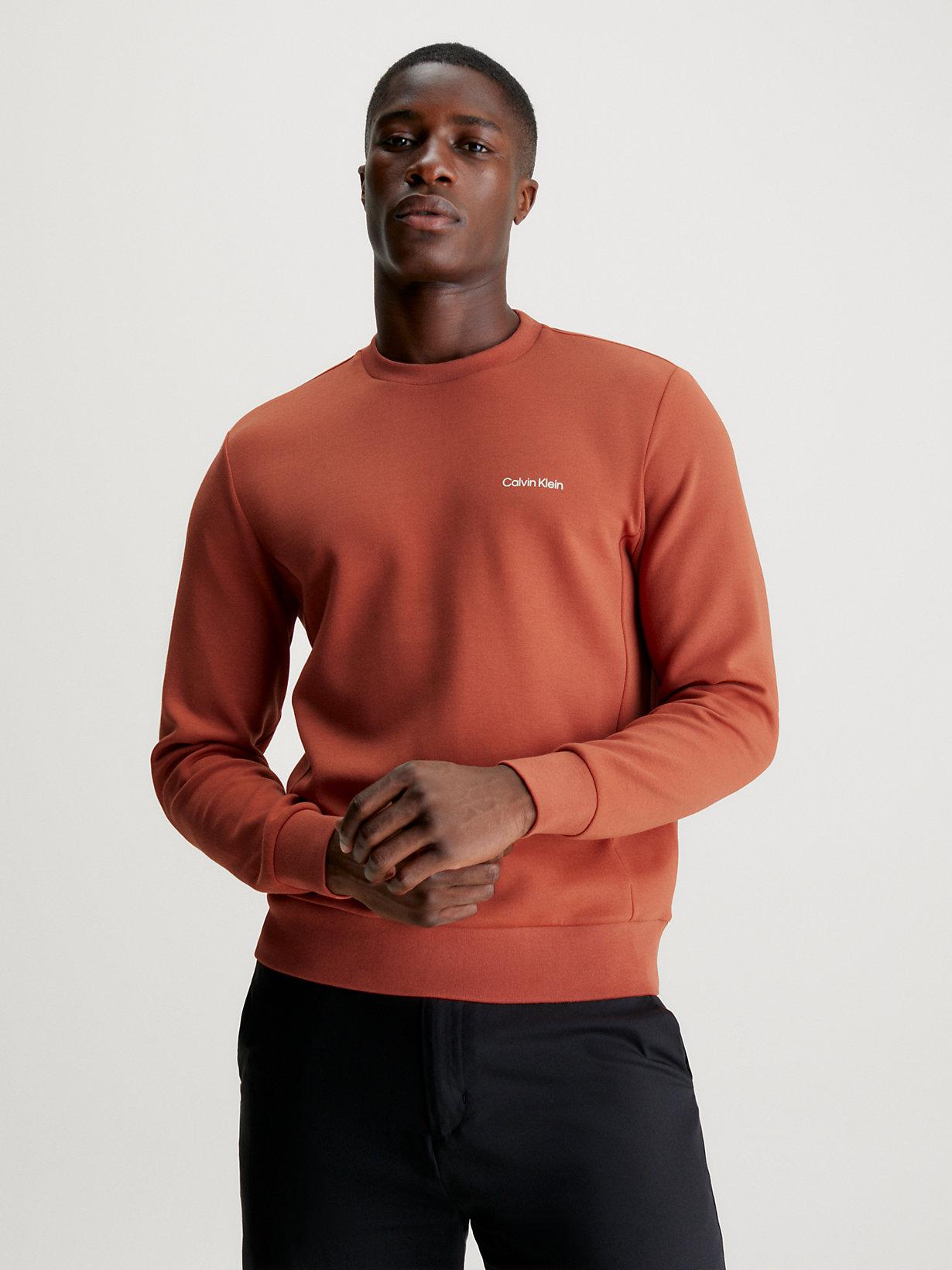 Calvin Klein Cotton Sweatshirt in Red for Men Lyst UK