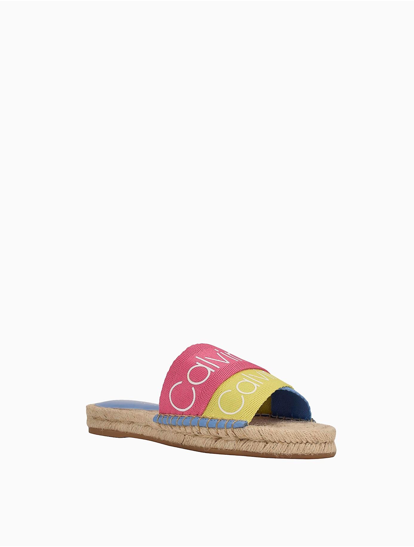 Calvin Klein Tasha Espadrille Slide Sandal in Pink | Lyst Canada
