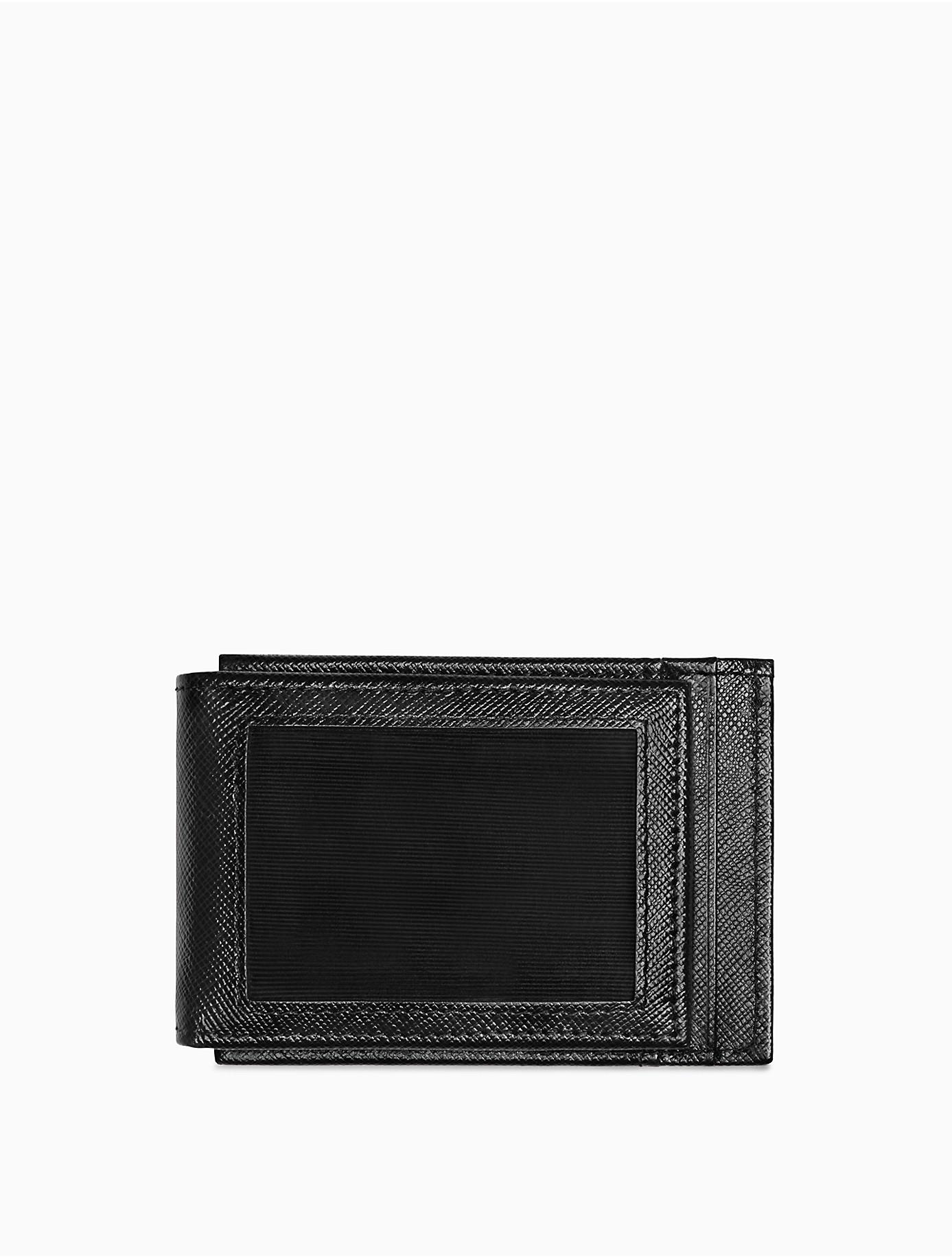 Rechtzetten Computerspelletjes spelen Melodieus Calvin Klein Saffiano Leather Magnetic Card Case in Black for Men | Lyst