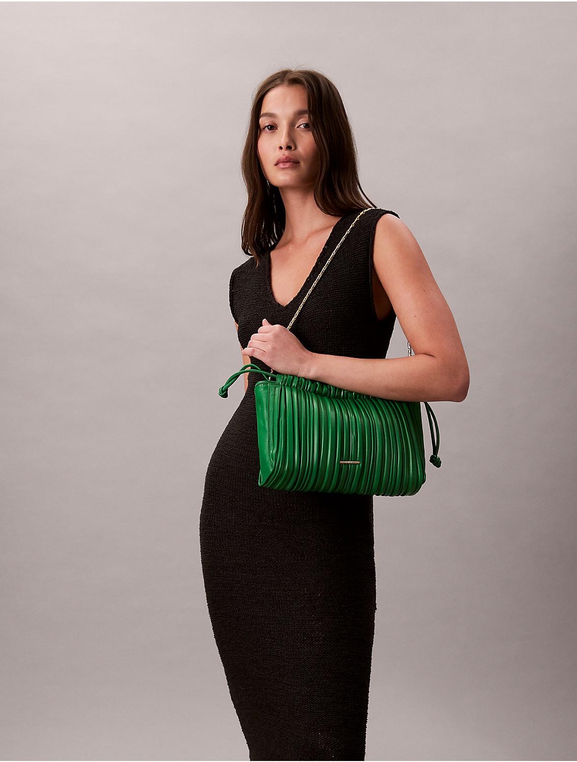 Calvin Klein Calvin Klein Plisse Drawstring Crossbody Bag in
