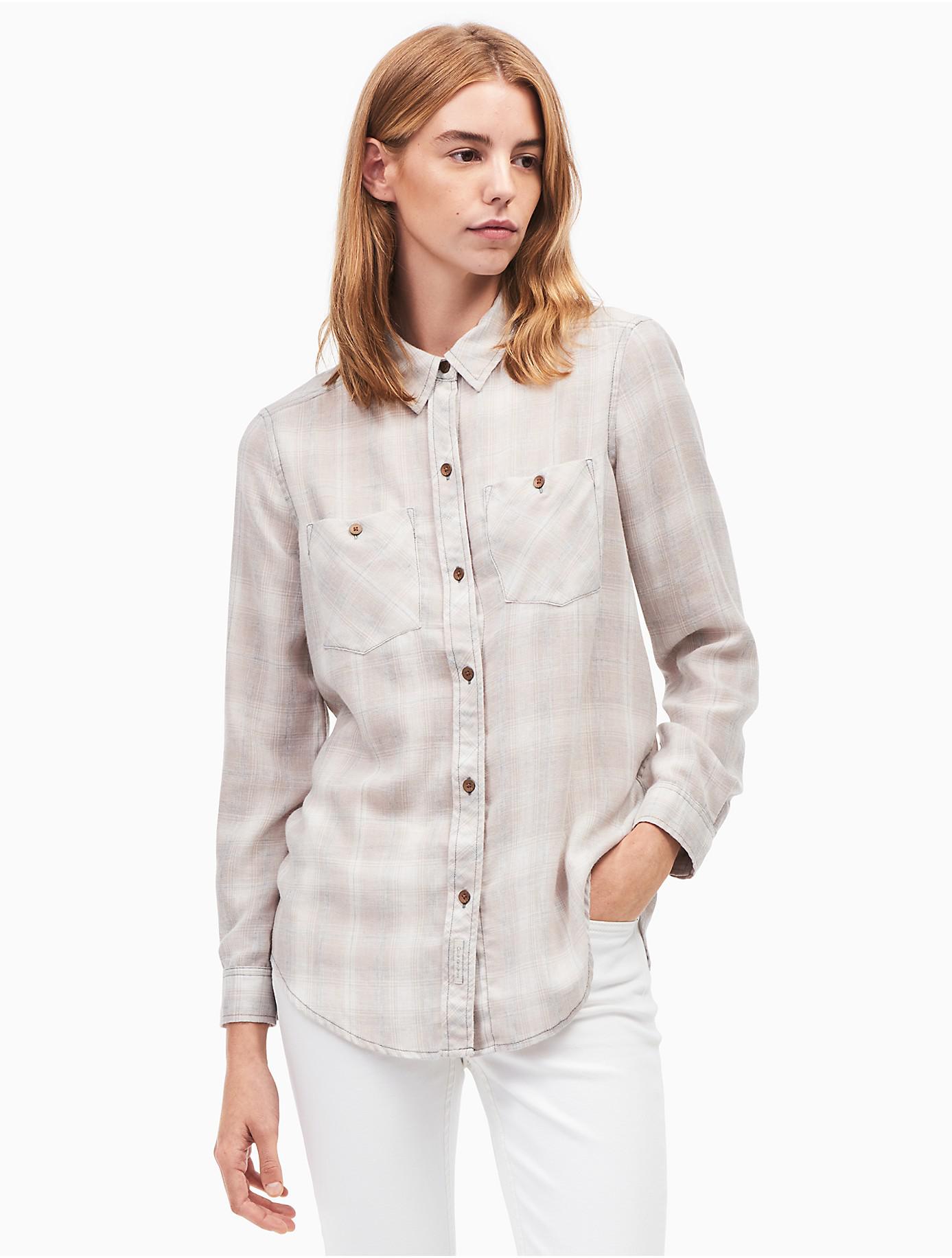 calvin klein jeans button down shirt