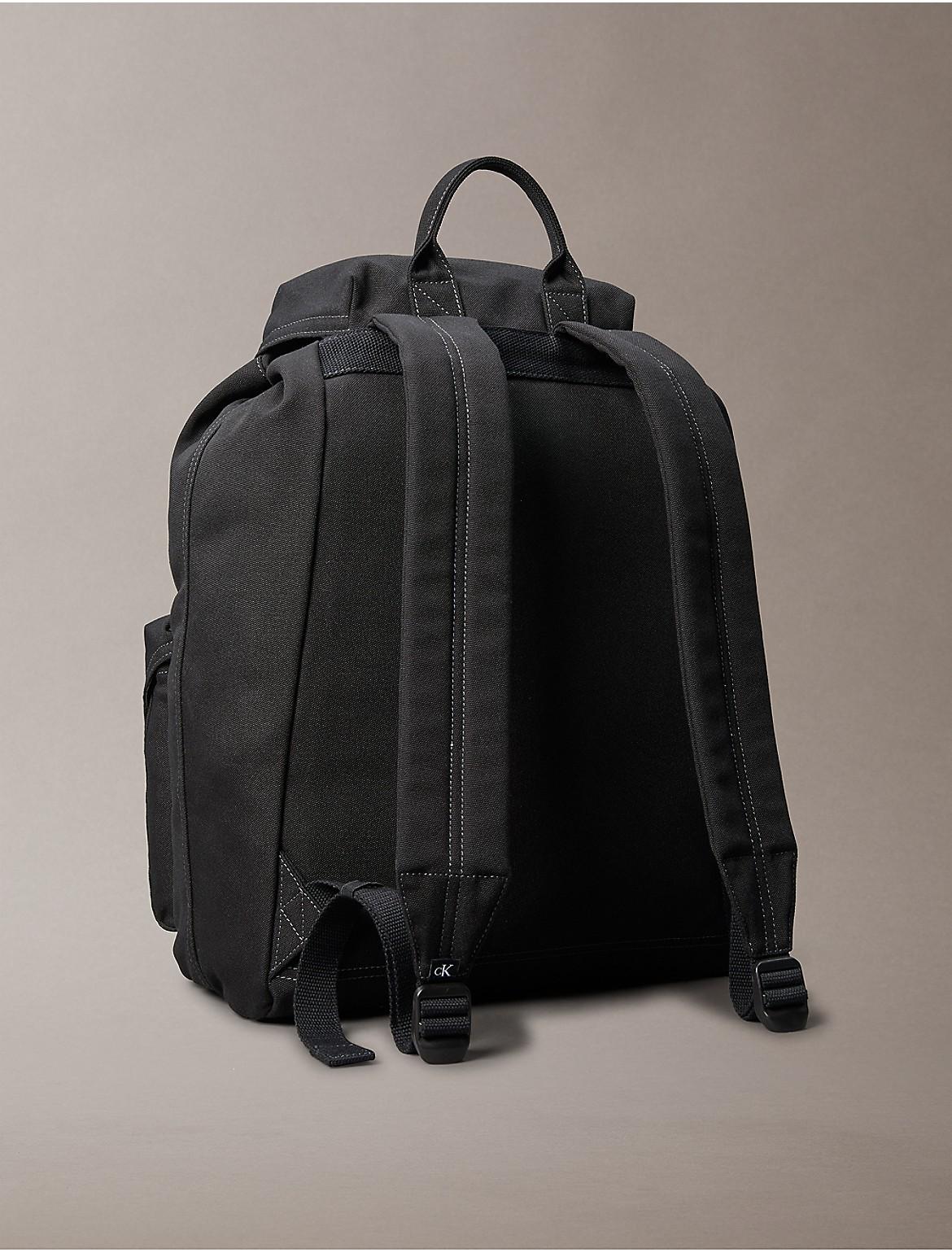 Calvin Klein Canvas Flap Backpack in Black for Men | Lyst display picture 2