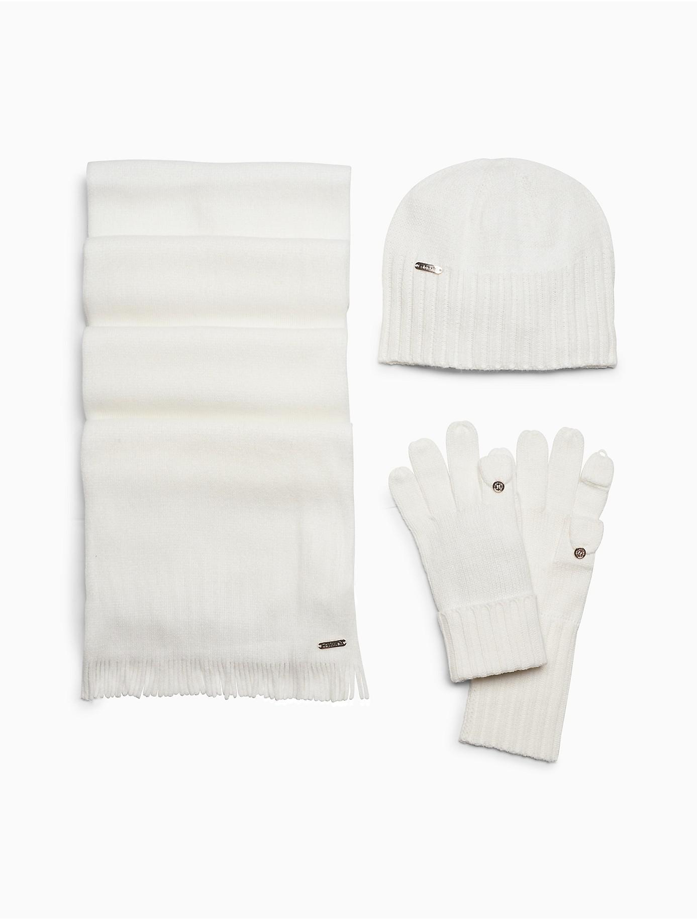 calvin klein 3 piece scarf set