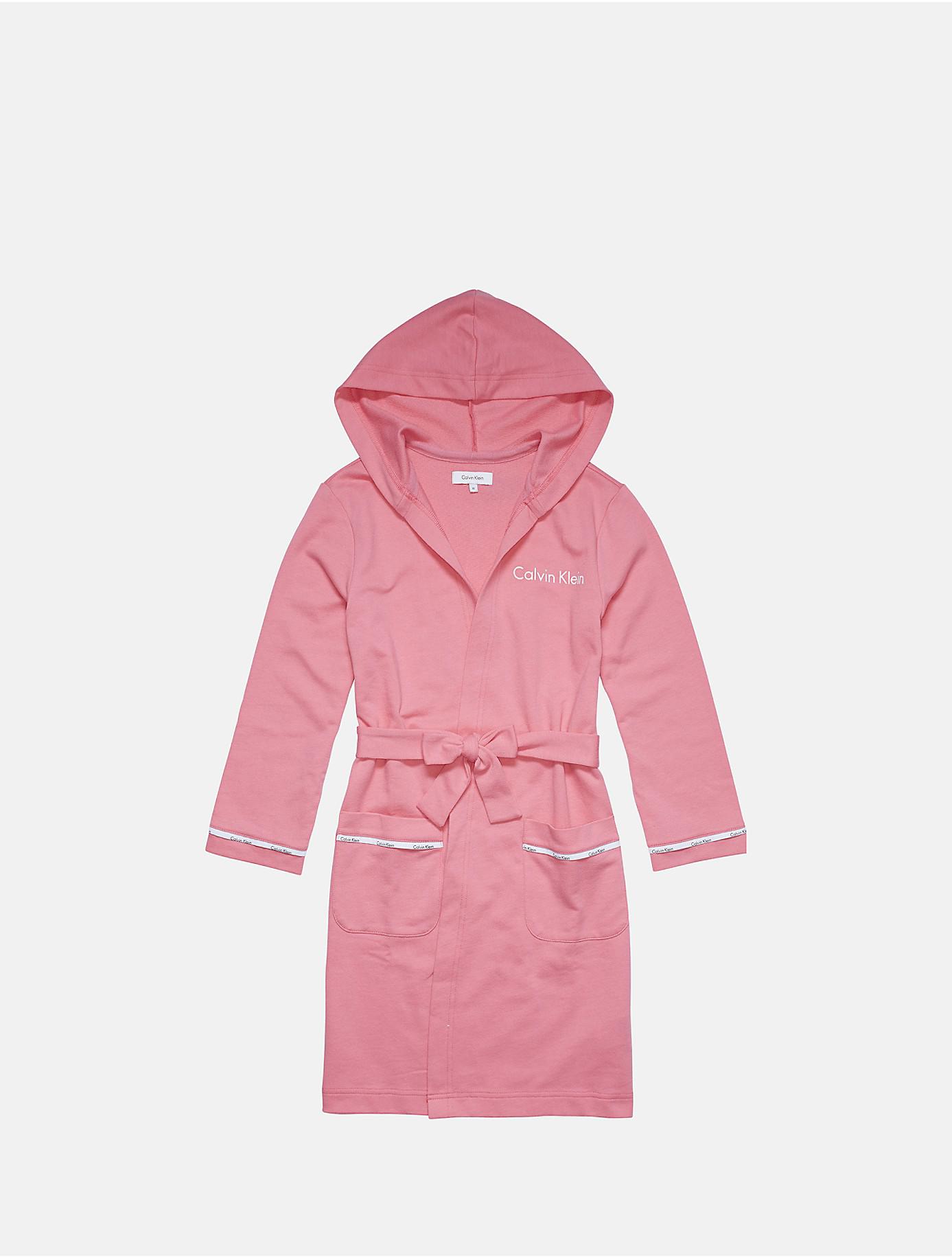 pink calvin klein robe