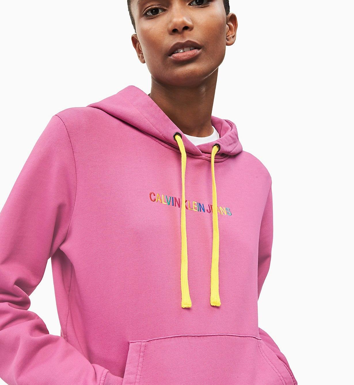 calvin klein rainbow hoodie