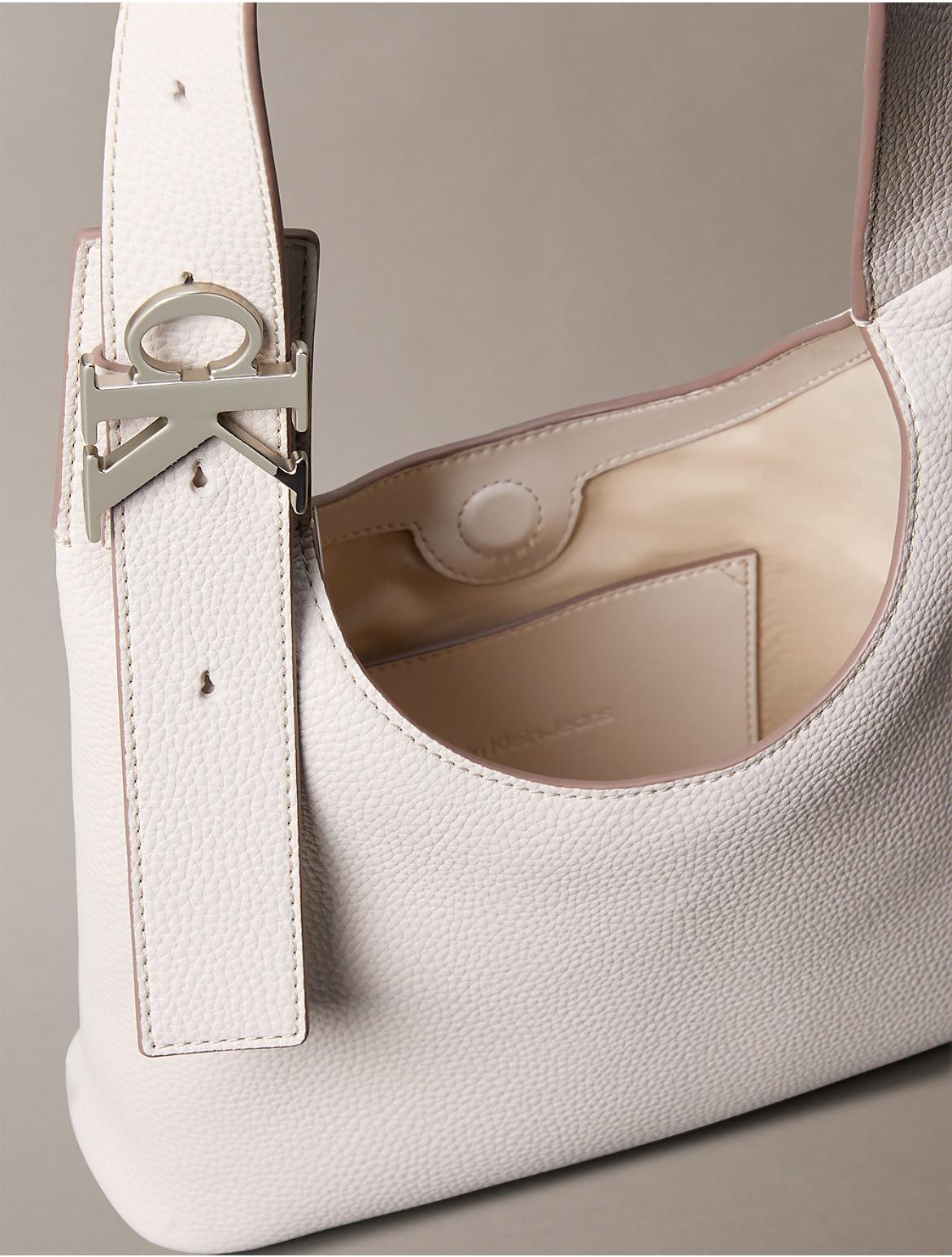 Calvin Klein Archive Hardware Mini Shoulder Bag in Natural