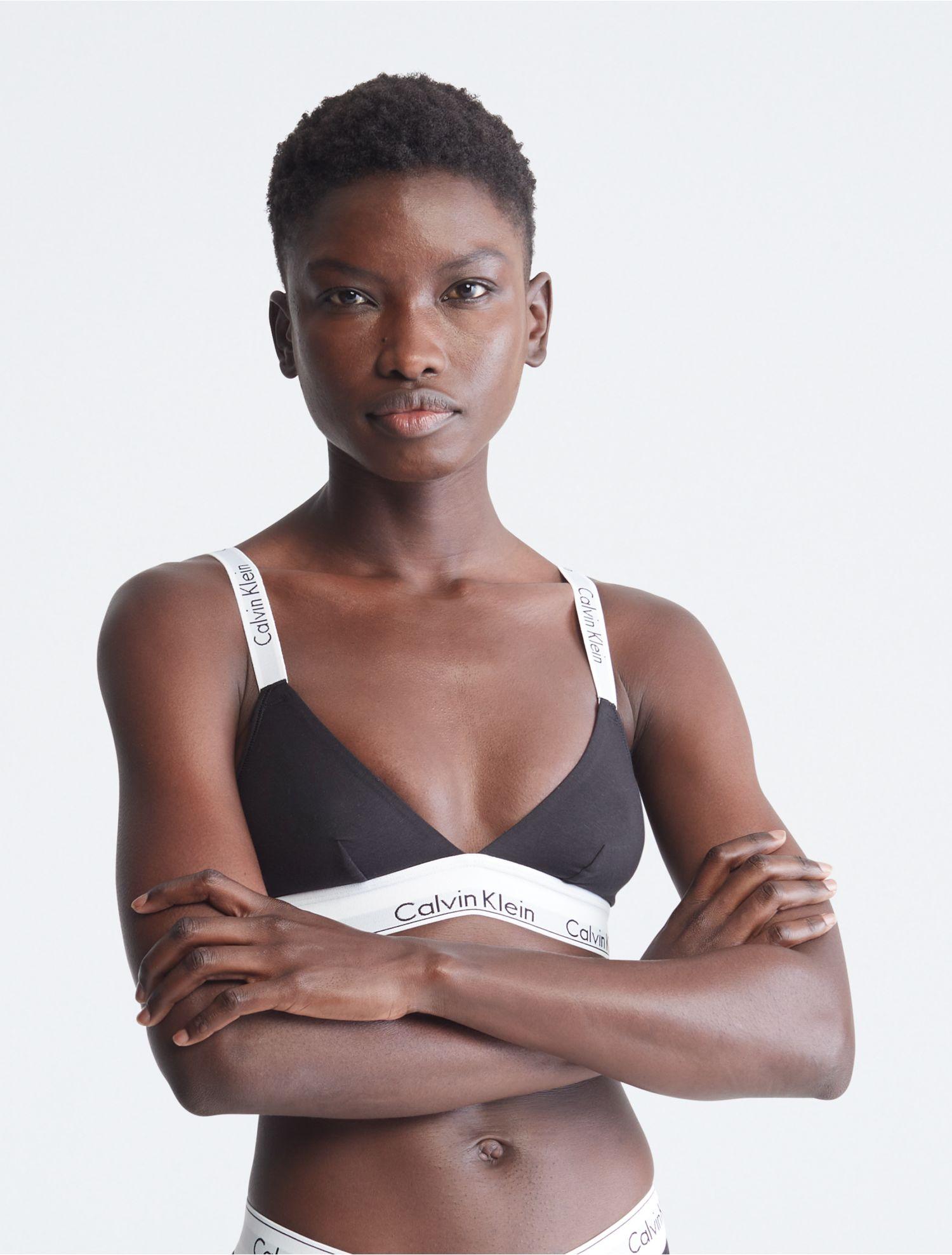 Calvin Klein - Unlined Bralette One Shoulder Black