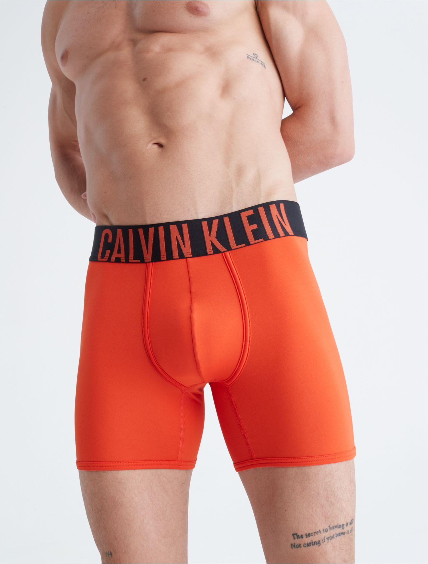 Calvin Klein Intense Power Micro 3-pack Boxer Brief in Orange for Men | Lyst