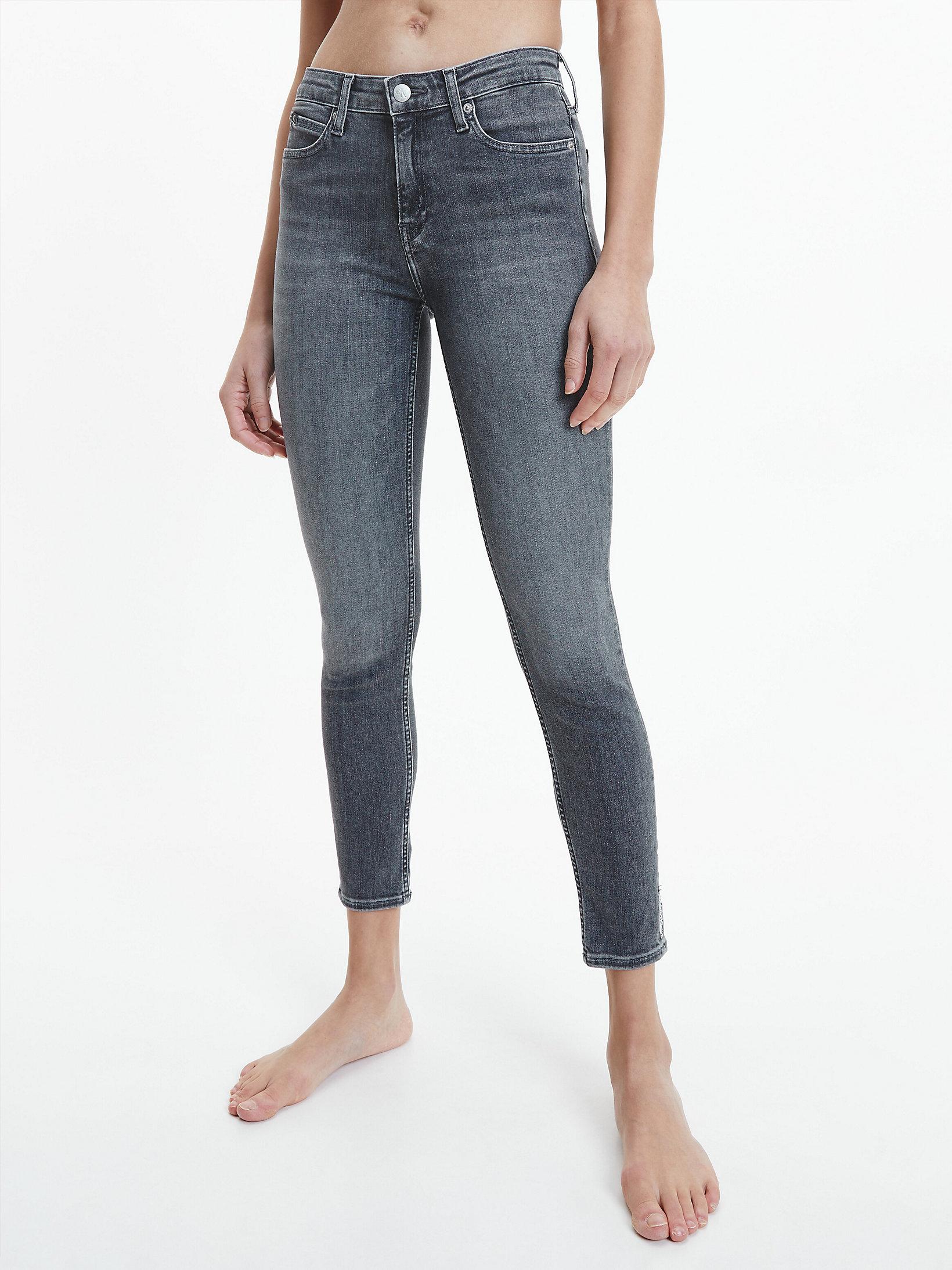 Calvin Klein Mid Rise Skinny Ankle Jeans in Blau | Lyst DE