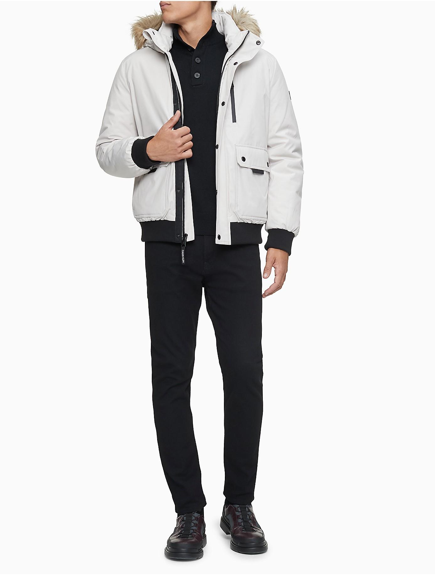calvin klein jacket white