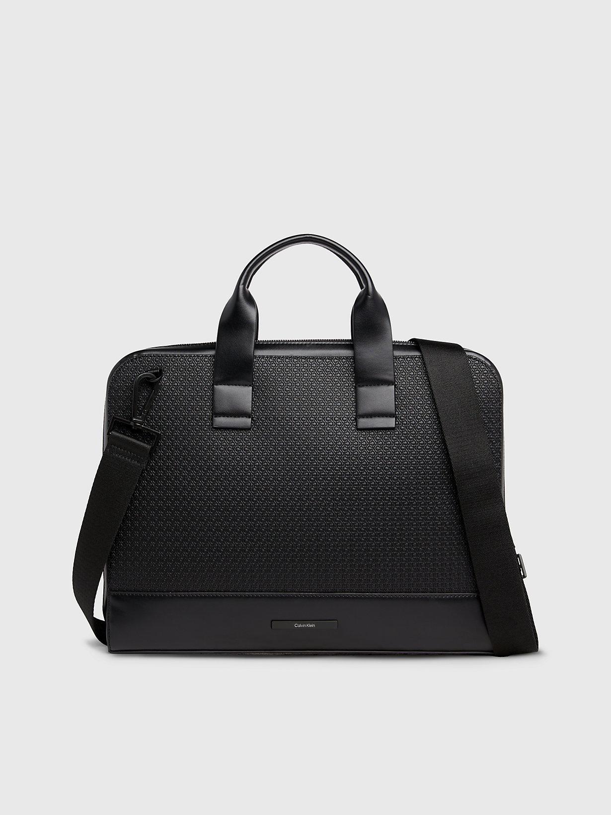Calvin klein slim laptop bag outlet