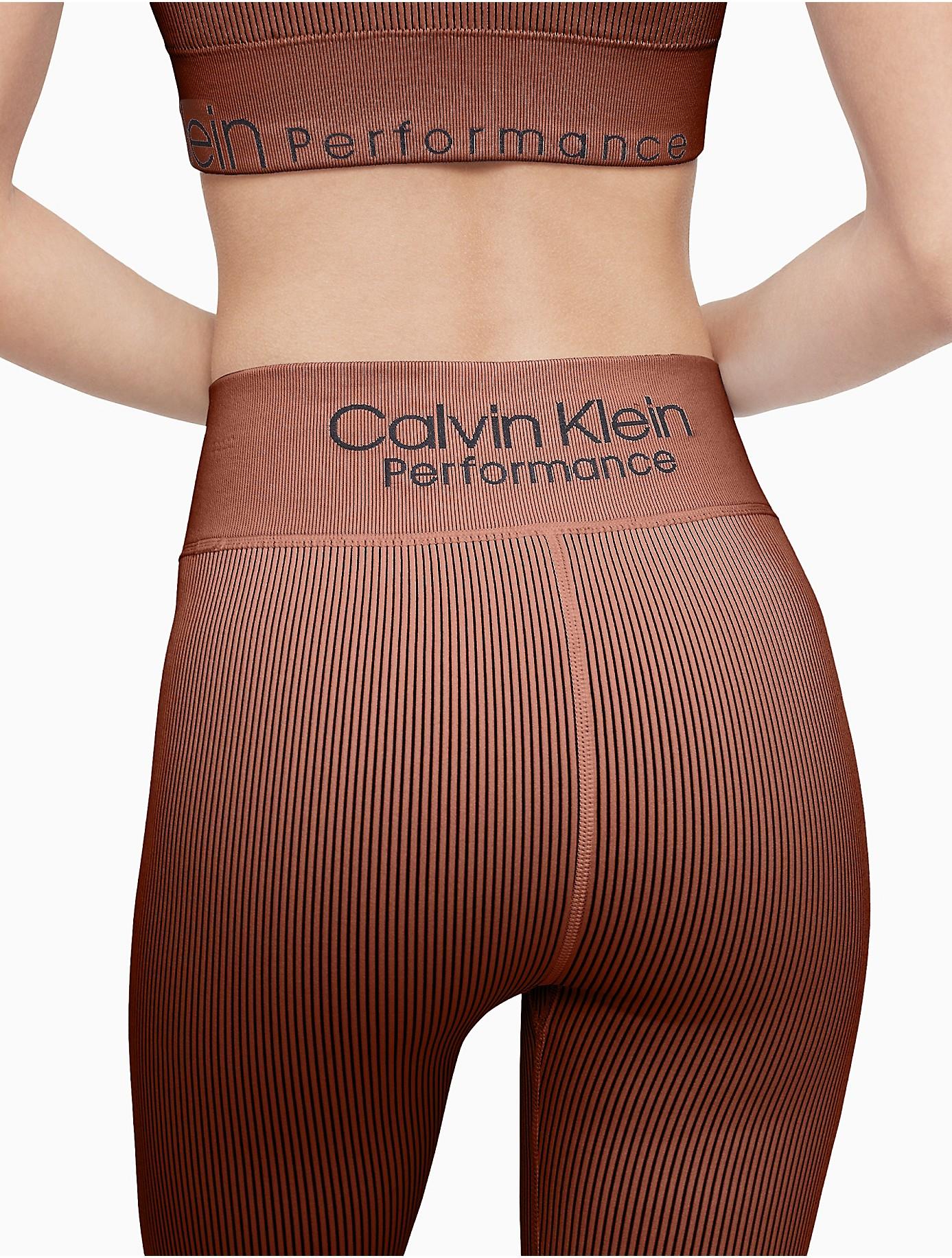 Calvin Klein Performance Women's Thick Rib Leggings, Secret, M at   Women's Clothing store
