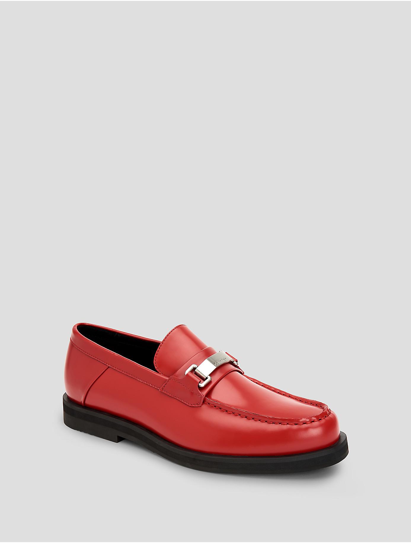 CALVIN KLEIN 205W39NYC Lyric Leather Loafer in Brick Red (Red) for Men -  Lyst