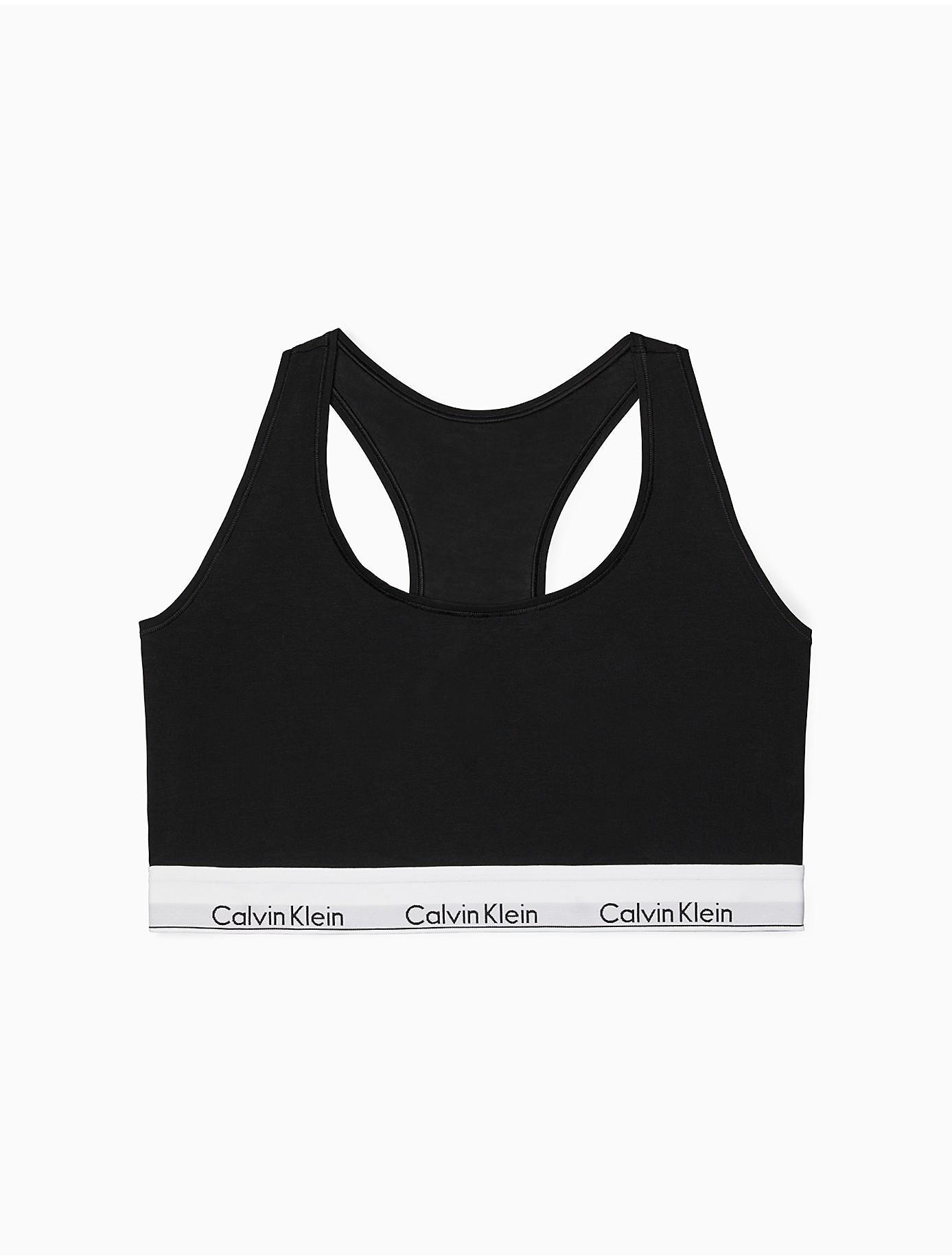 Calvin Klein Modern Cotton Plus Unlined Bralette in Black - Save 32% - Lyst