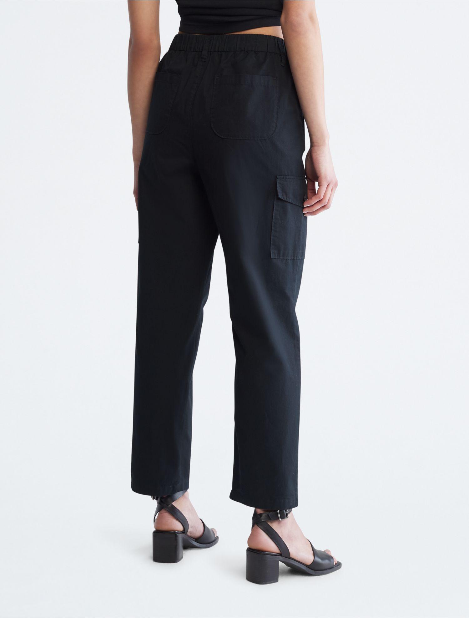Calvin Klein Tapered Fit Cargo Pants in Blue | Lyst
