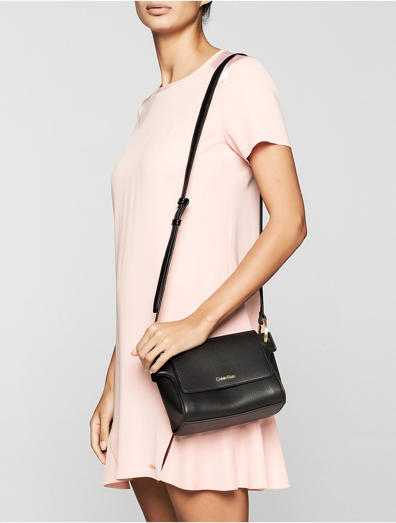 calvin klein flap crossbody