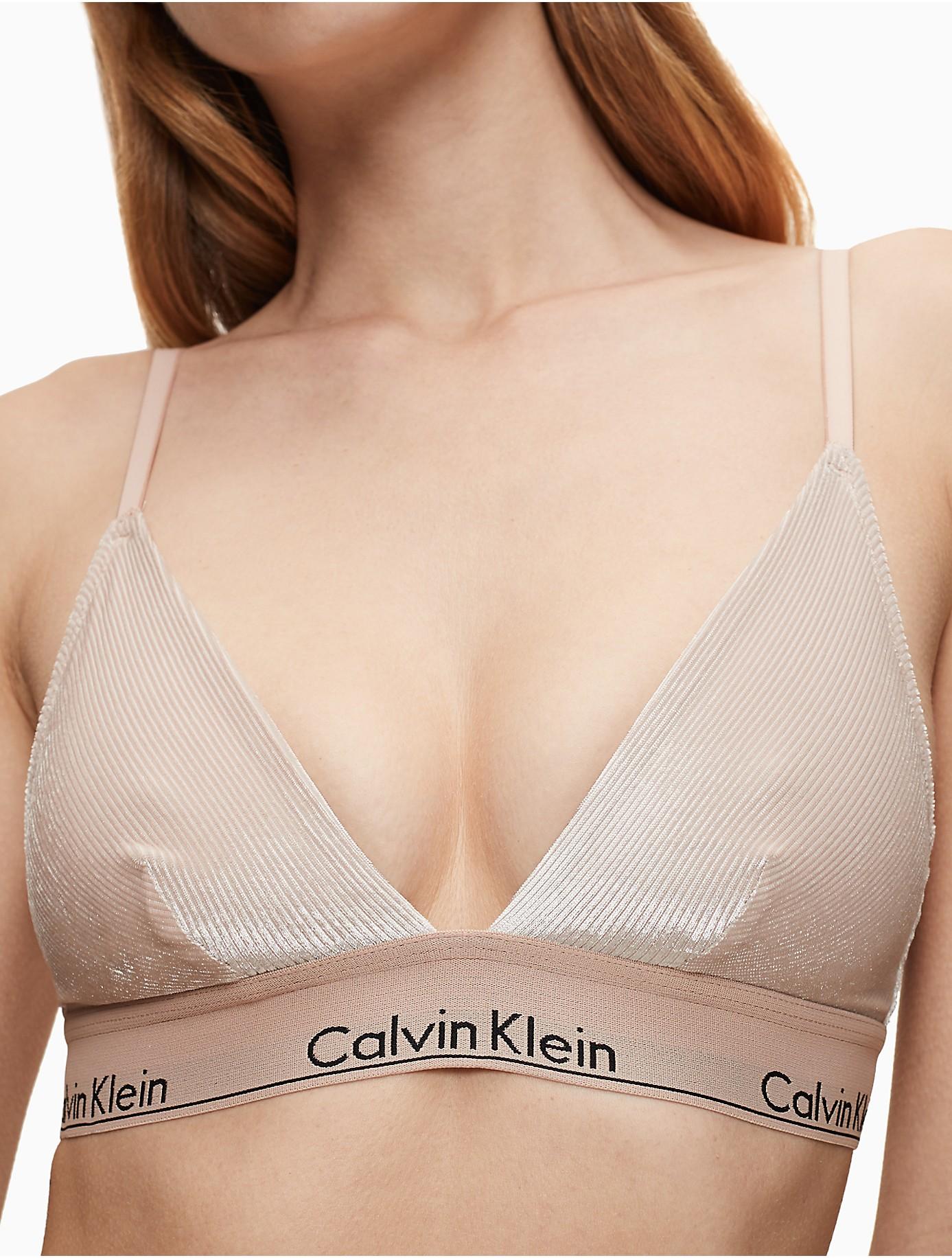 modern cotton velvet unlined triangle bralette