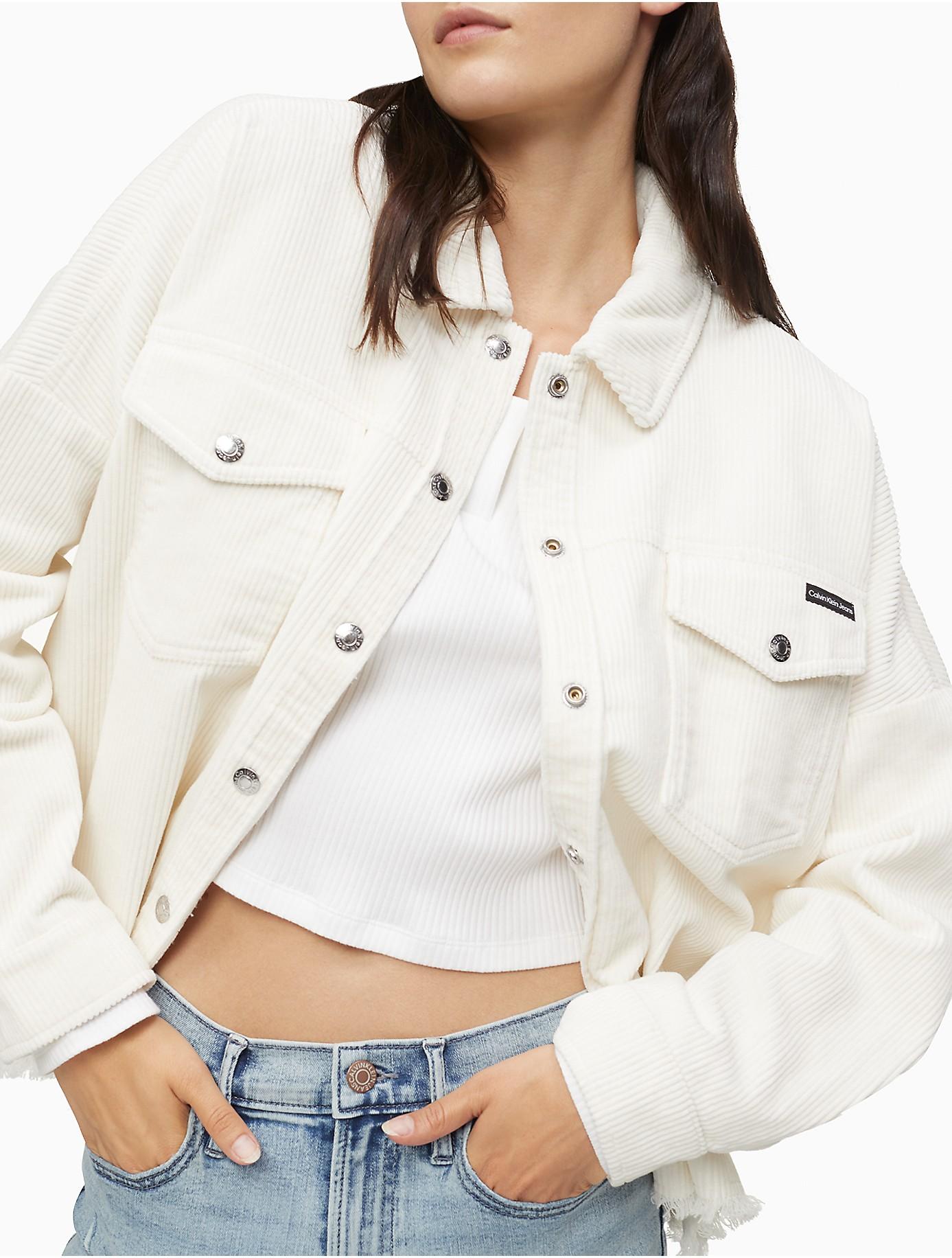Calvin Klein Corduroy Snap Front Shirt 