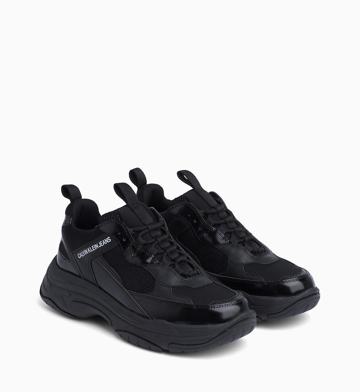 Runner Trainers Calvin Klein Jeans Maya Chunky Trainers All Black Calvin  Klein Trainers