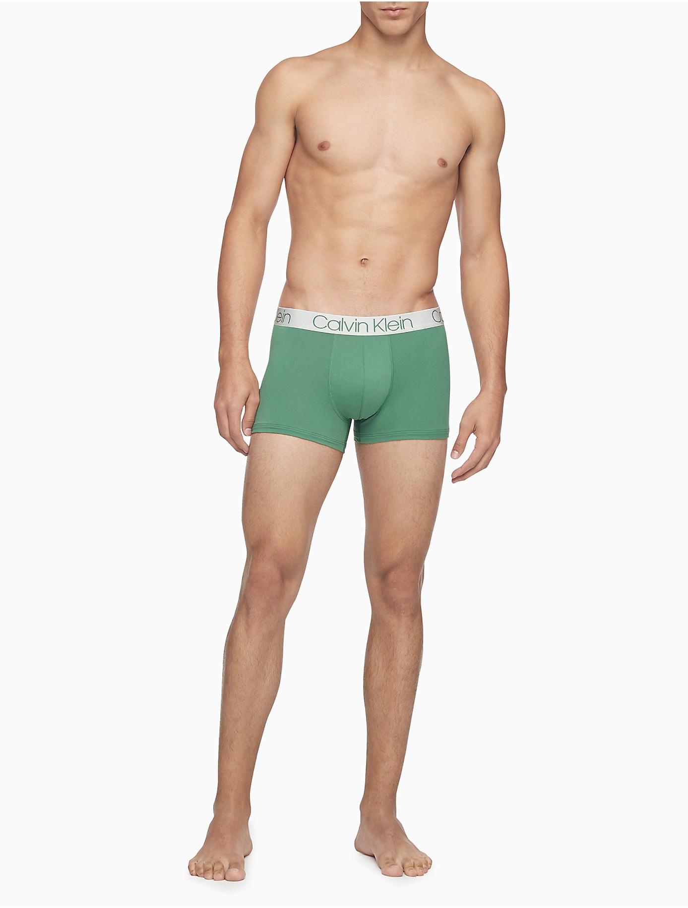 Calvin Klein Chromatic Micro 3-pack Trunk in Green for Men