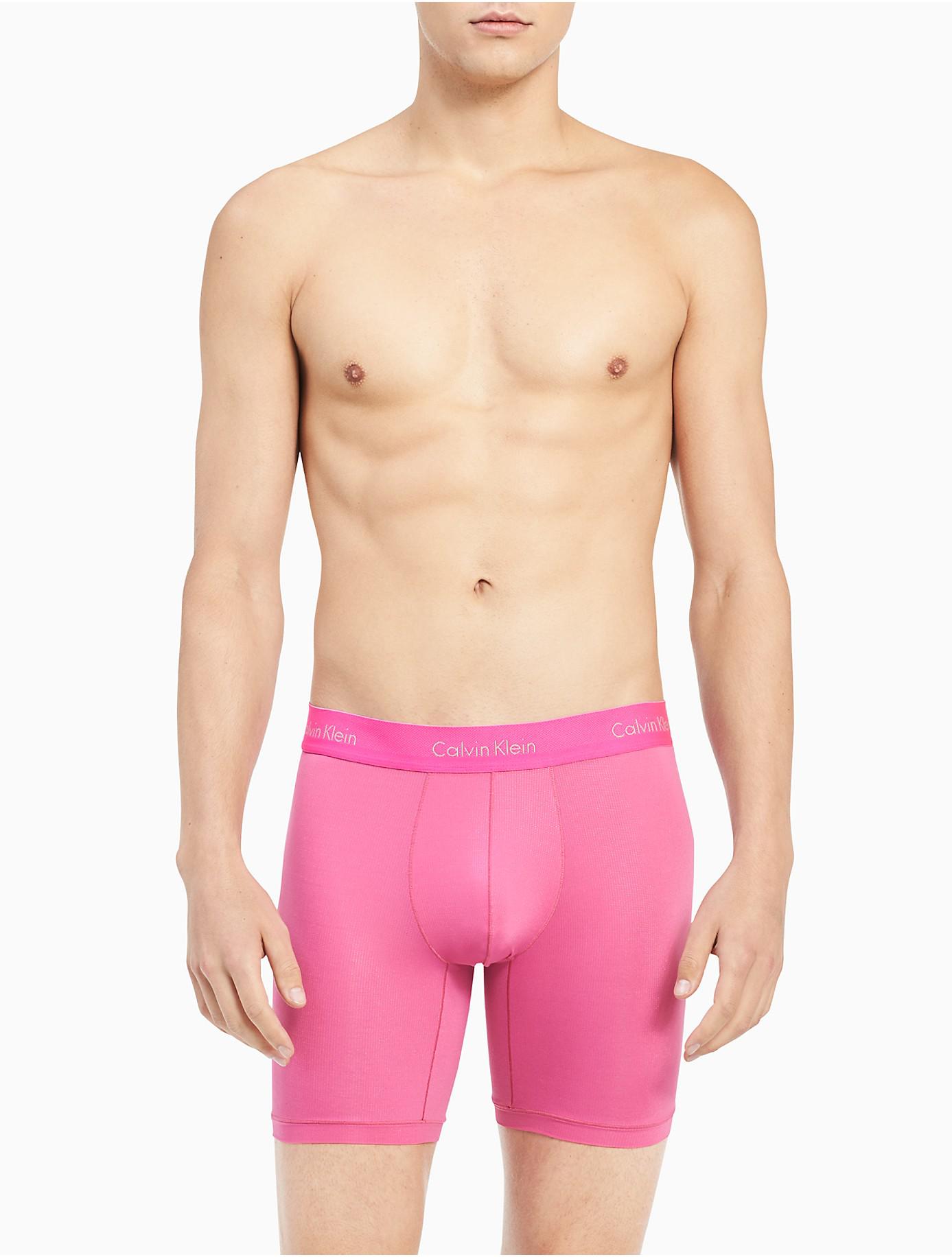 Calvin Klein Synthetic Boxer Briefs in Pink for Men - Lyst