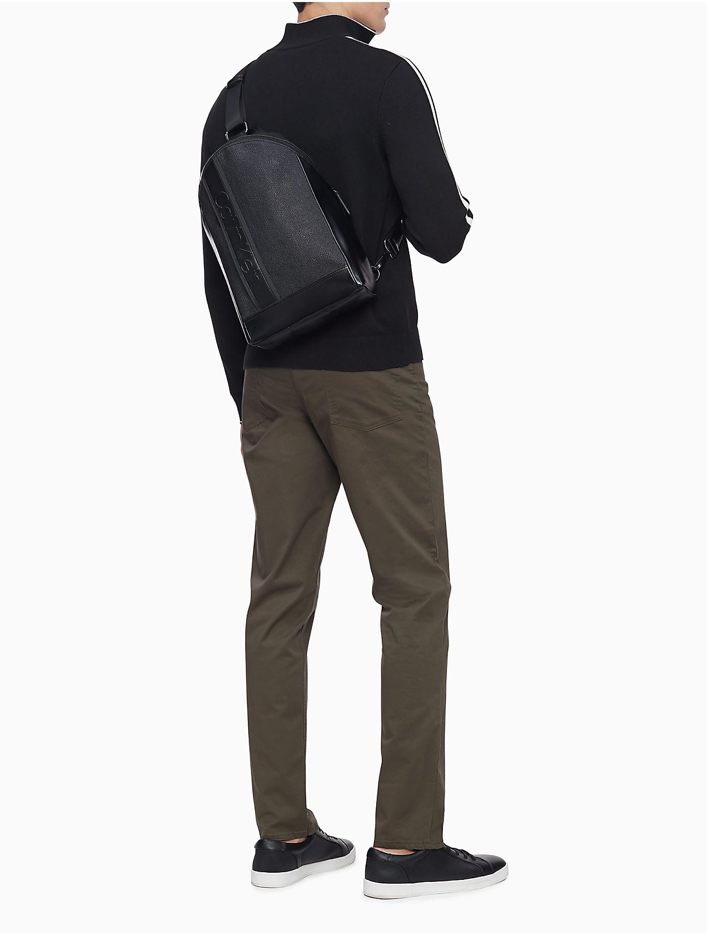 Calvin Klein Bartley Micro Texture Sling Backpack in Black for Men | Lyst Calvin Klein Bartley Micro Texture Sling Backpack in Black for Men | Lyst