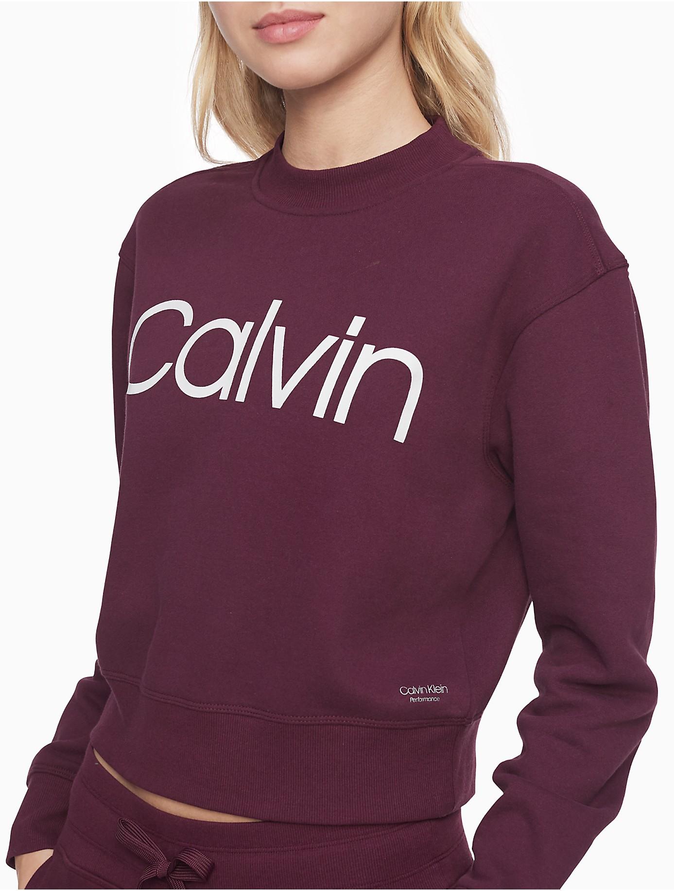 calvin klein purple sweatshirt