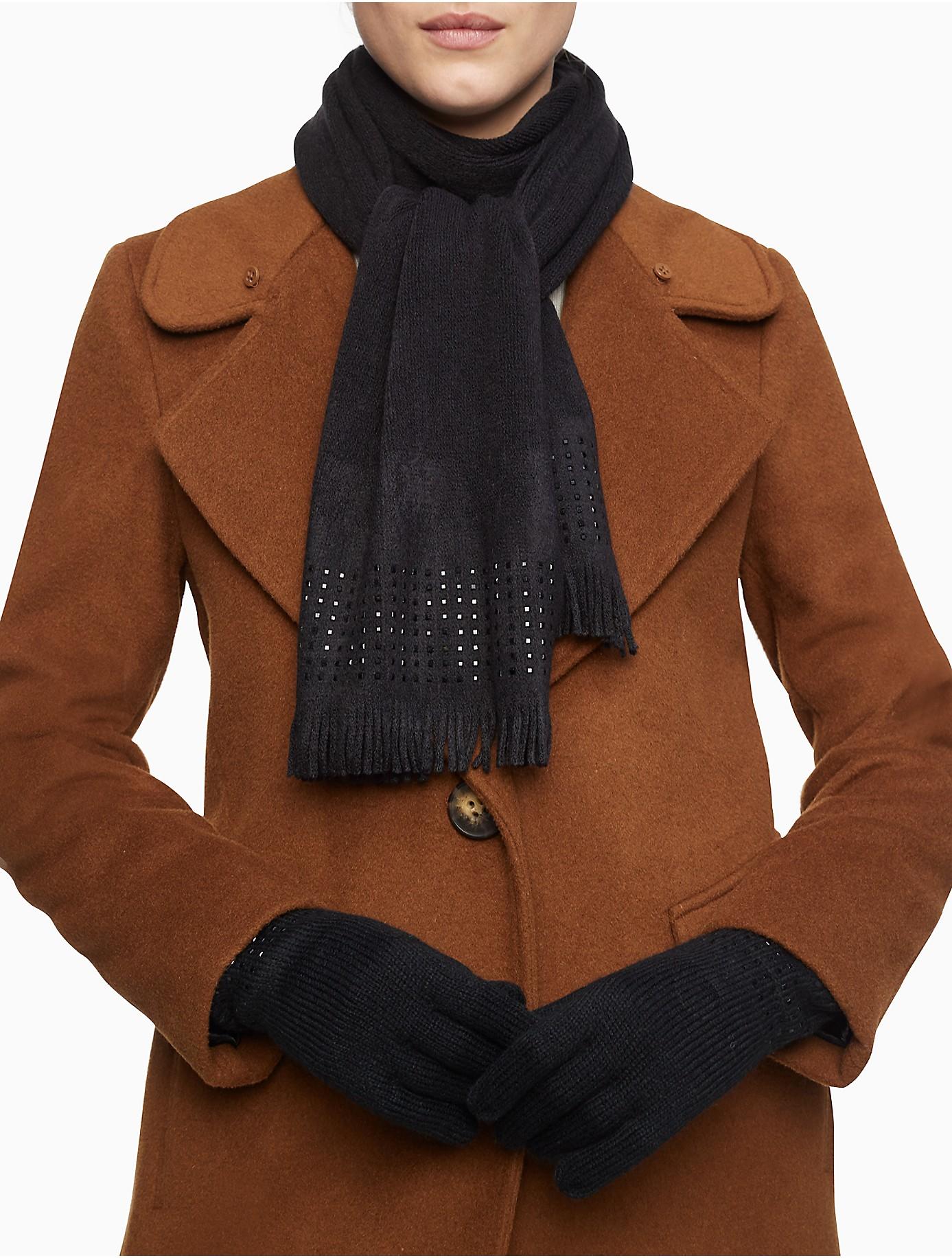 calvin klein 3 piece scarf set