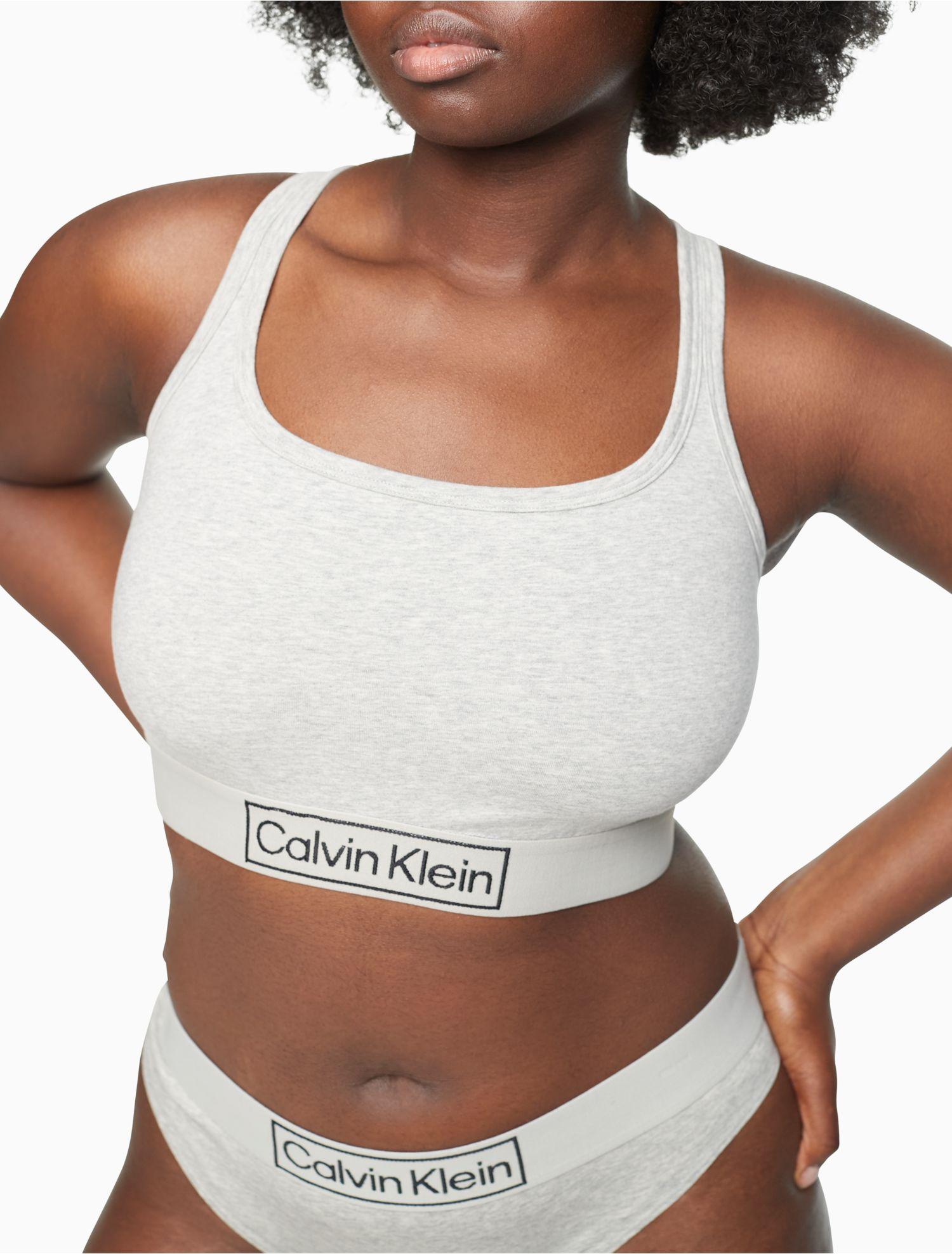 Calvin Klein Plus Size Reimagined Pride cotton blend unlined