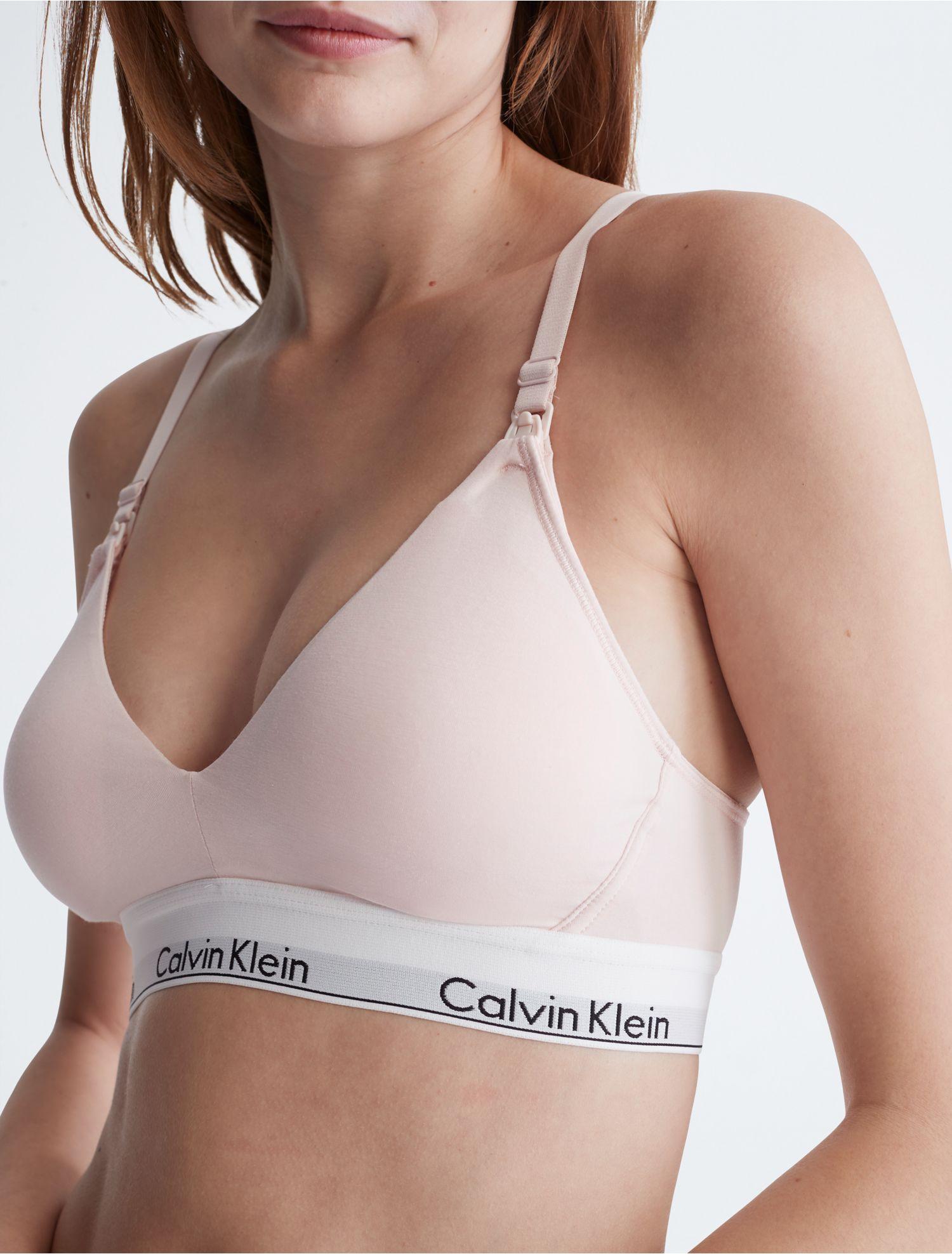 Calvin Klein Womens Modern Cotton Naturals Unlined Wireless Bralette :  : Clothing, Shoes & Accessories