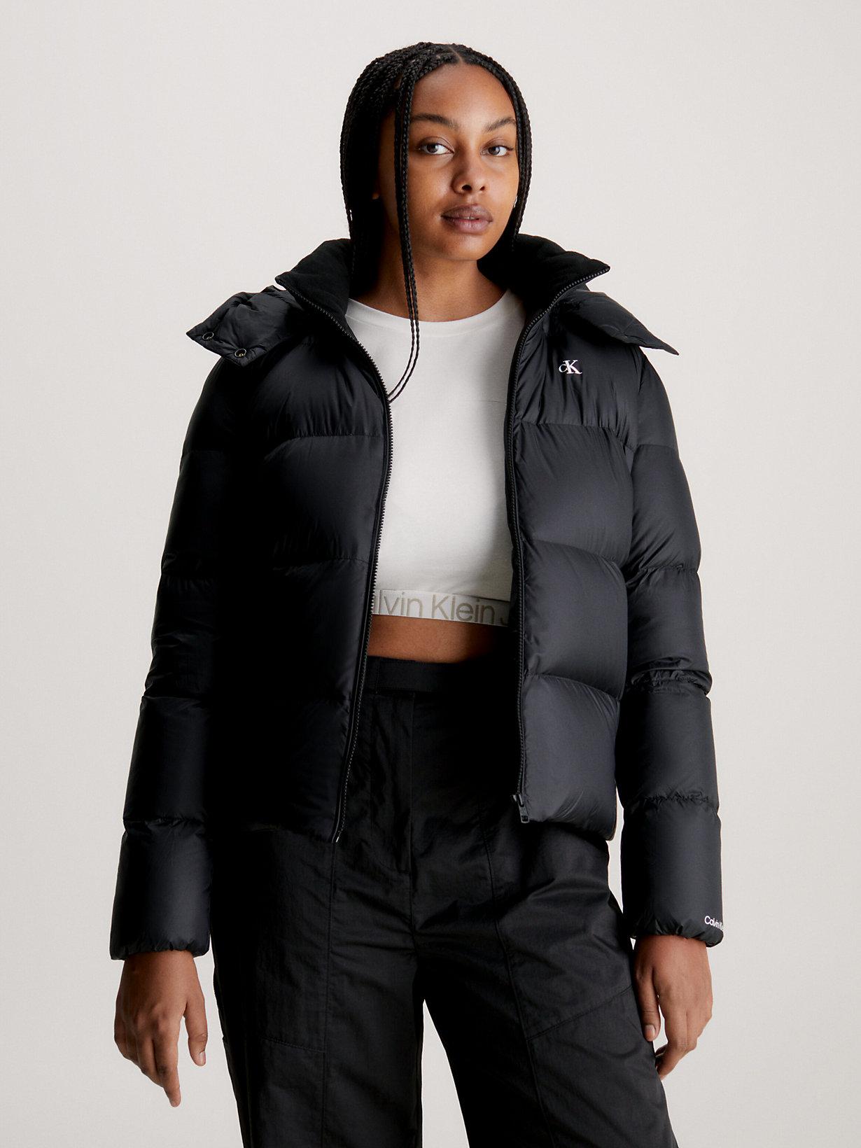 Calvin Klein Down Puffer Jacket in Black | Lyst UK