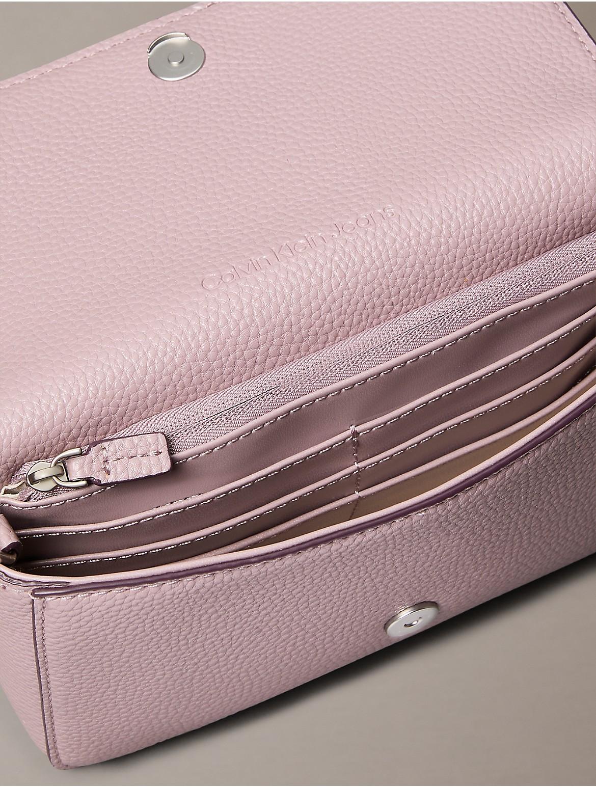 Calvin Klein Archive Hardware Flap Crossbody Bag in Pink | Lyst