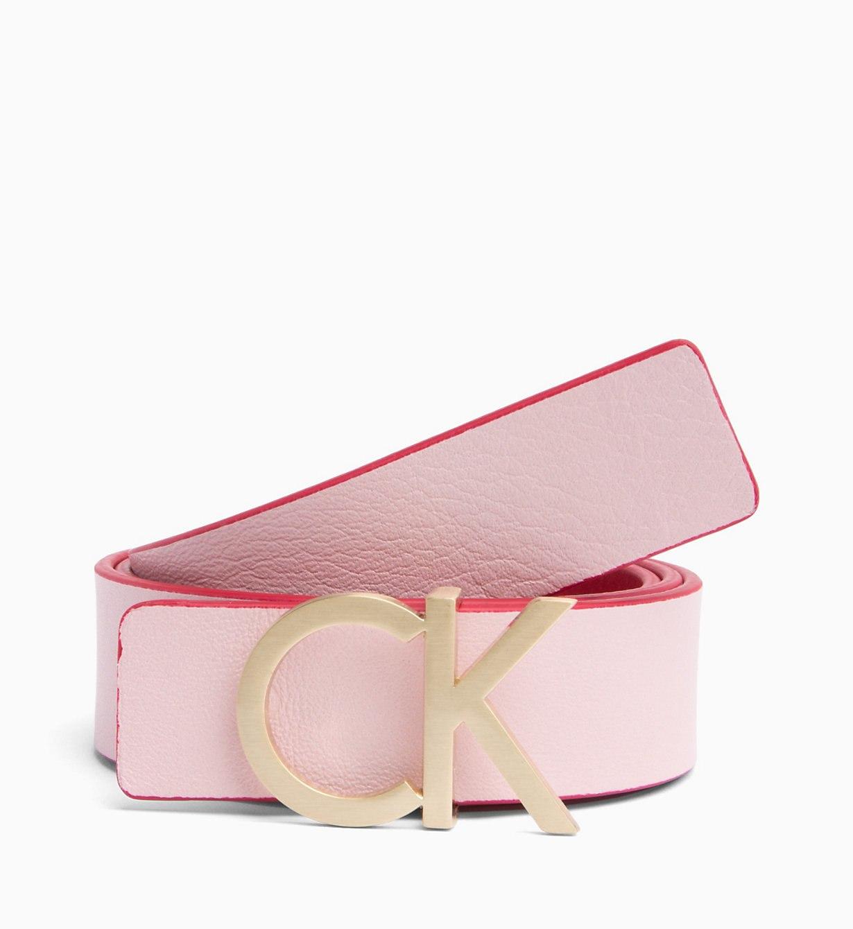 pink calvin klein belt