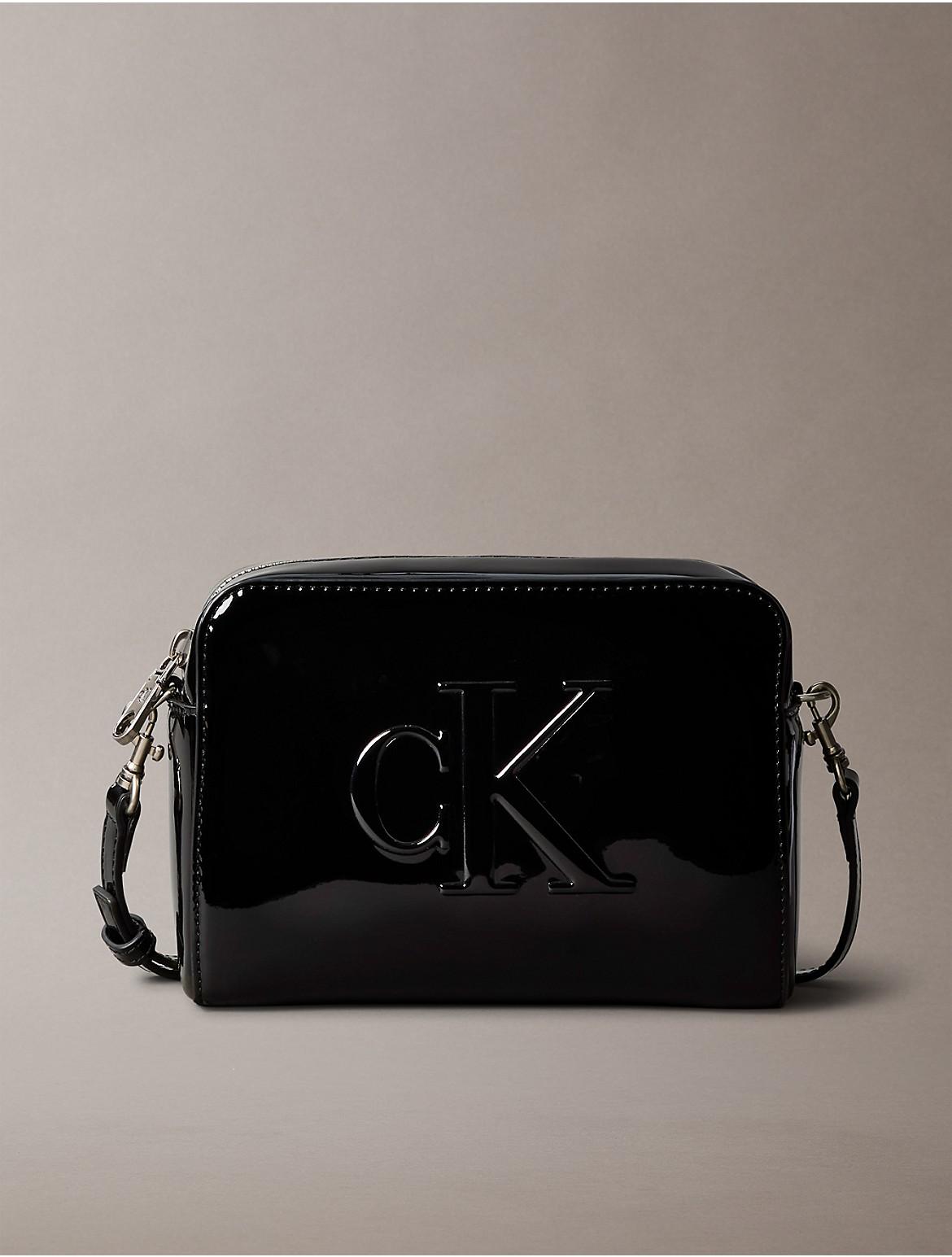 Calvin Klein Sculpted Impression Faux Leather Camera Bag in