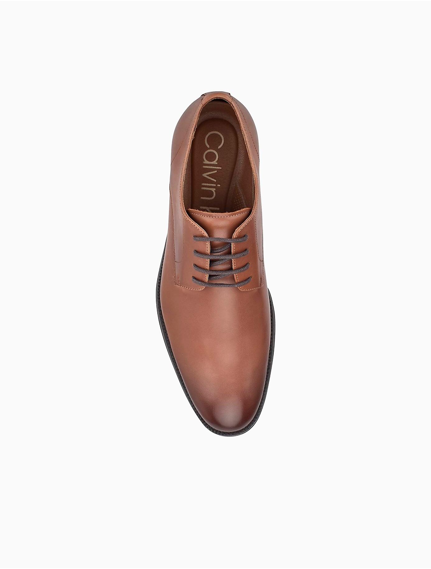 Calvin Klein Leather Jack Oxford Dress Shoe in Brown for Men | Lyst