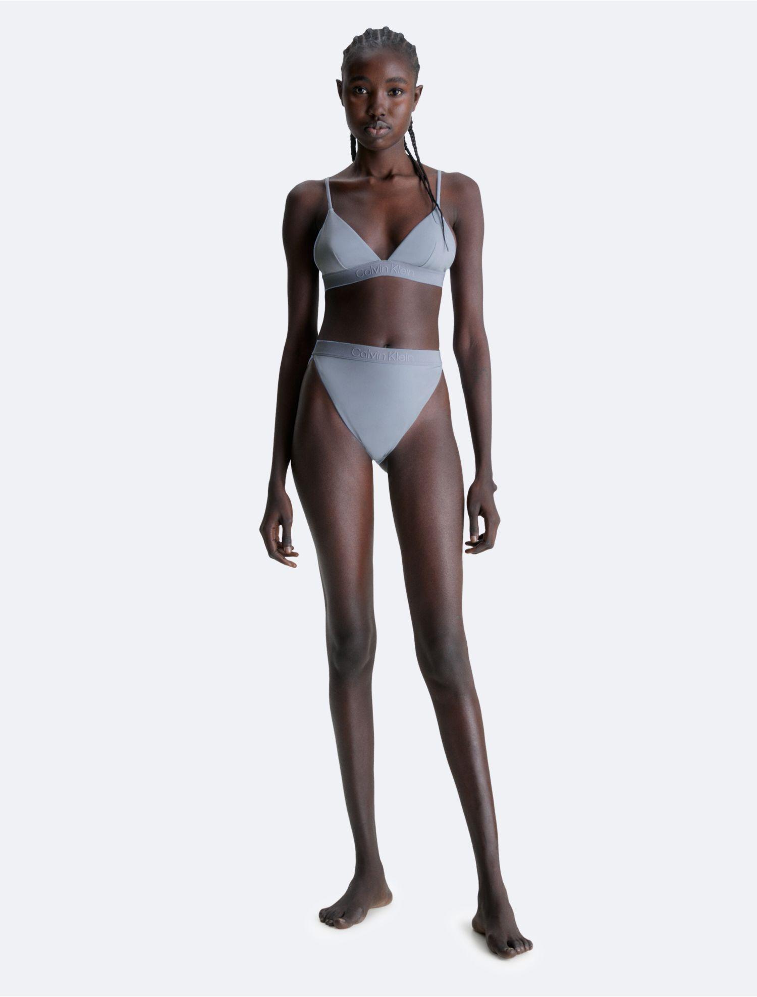 Calvin Klein Plus Size Core Tonal Waist Bikini Bottom | Lyst