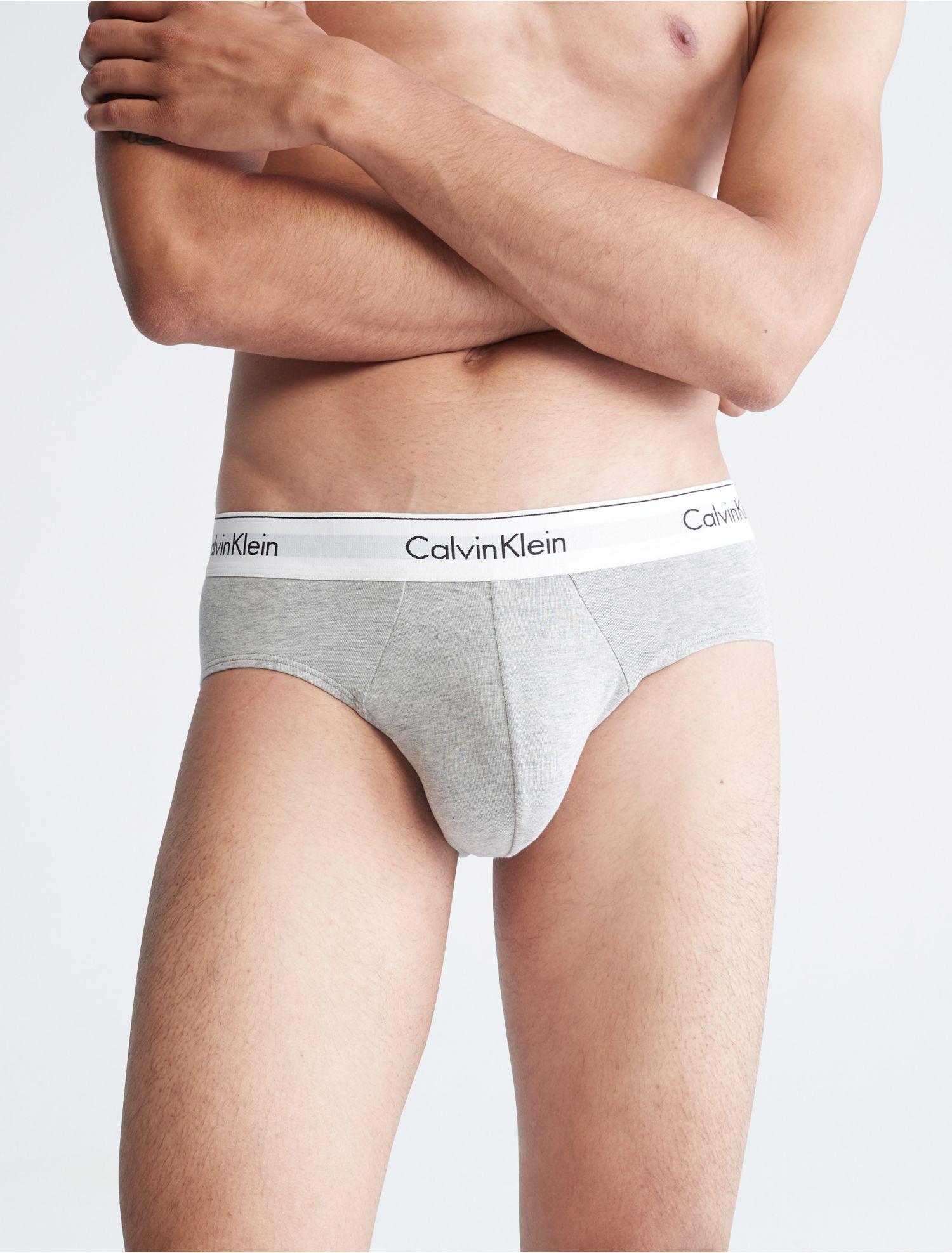 Calvin Klein 3 Pack Cotton Stretch – Hip Briefs ( WHITE ) – Trunks