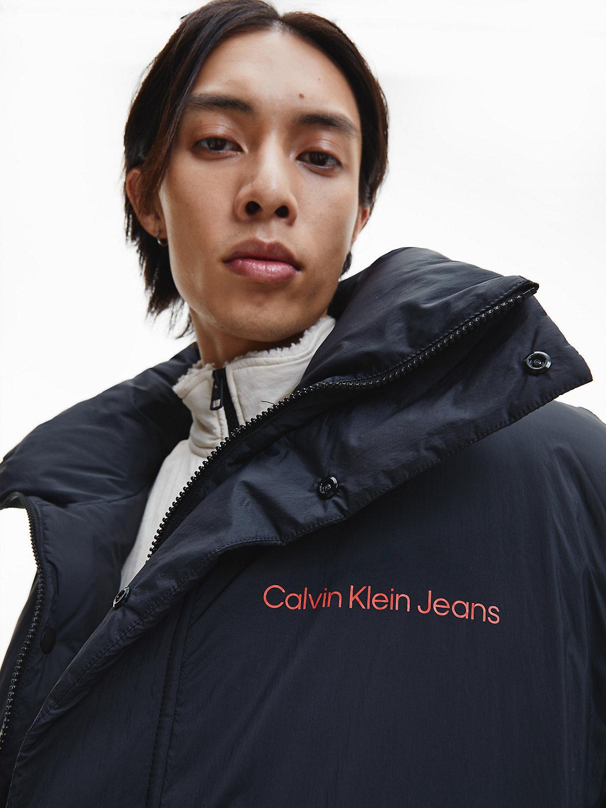 Calvin Klein Recycled Nylon Puffer Jacket in Blue for Men | Lyst UK