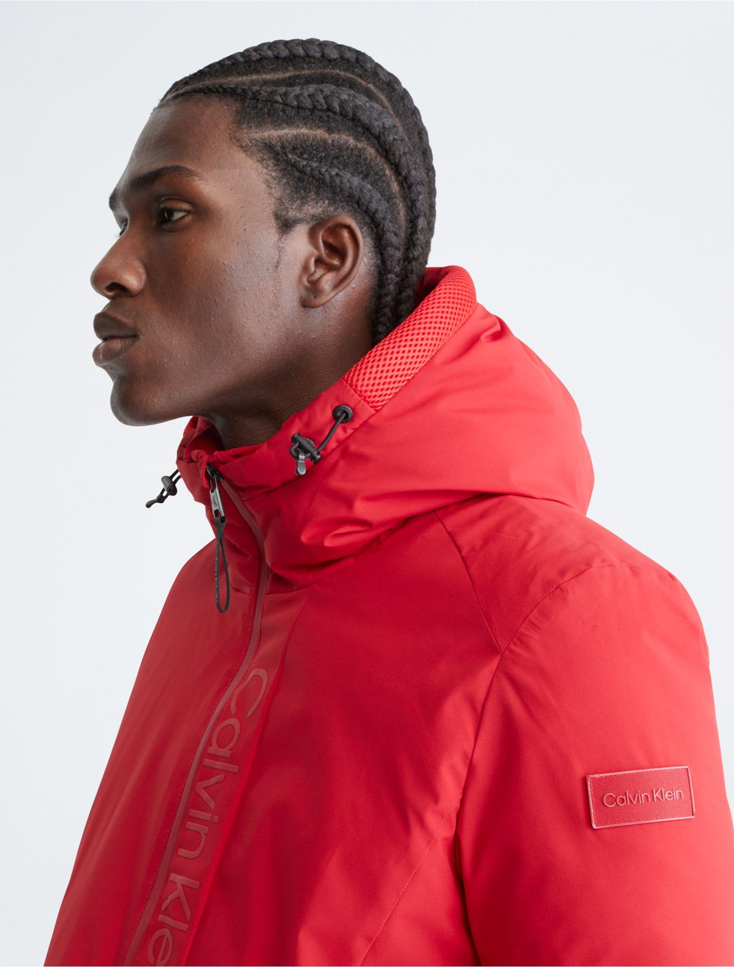 Calvin Klein Performance Stretch Lightweight Jacket in Red for Men