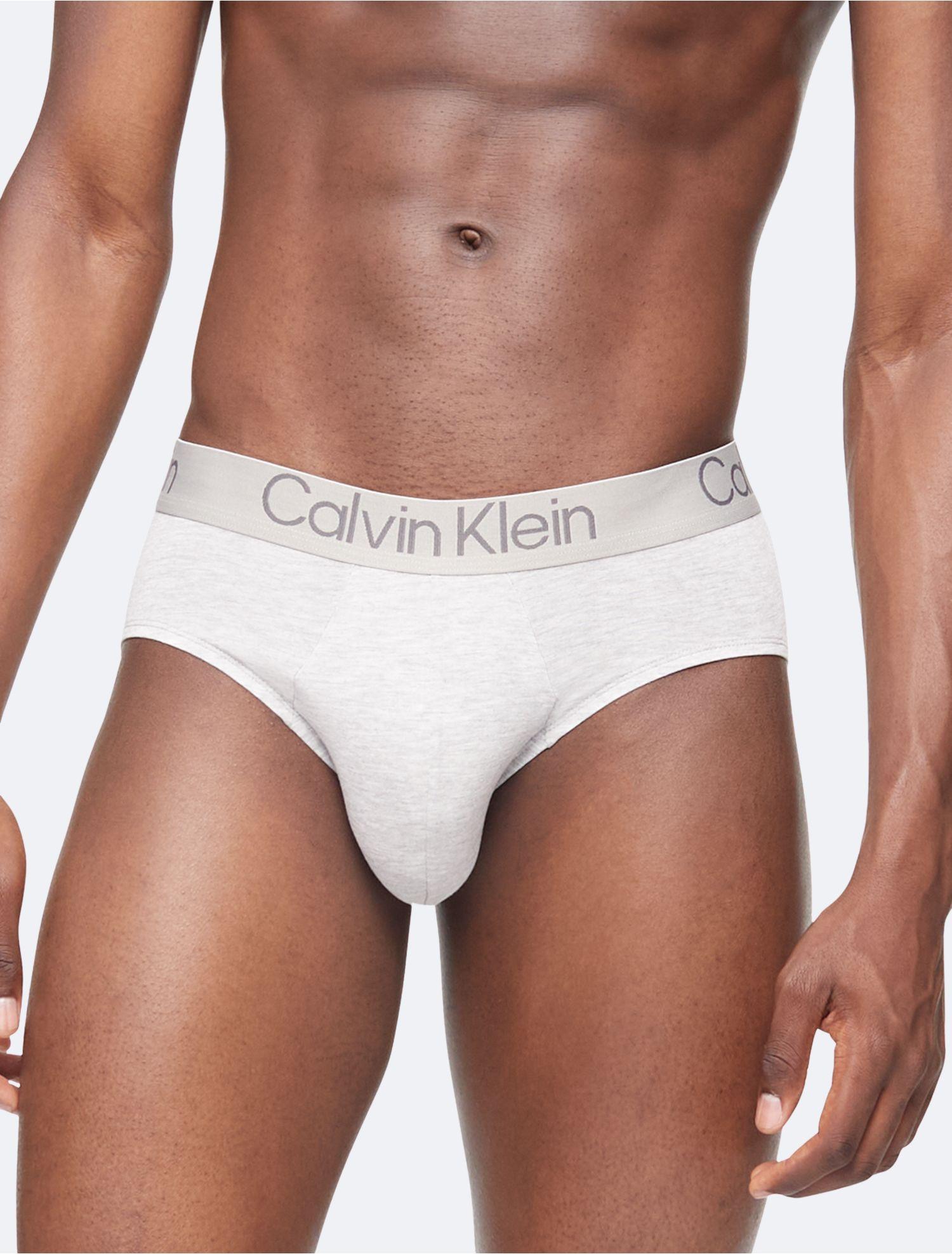 Calvin Klein Ultra-soft Modern 3-pack Hip Brief in Blue for Men | Lyst